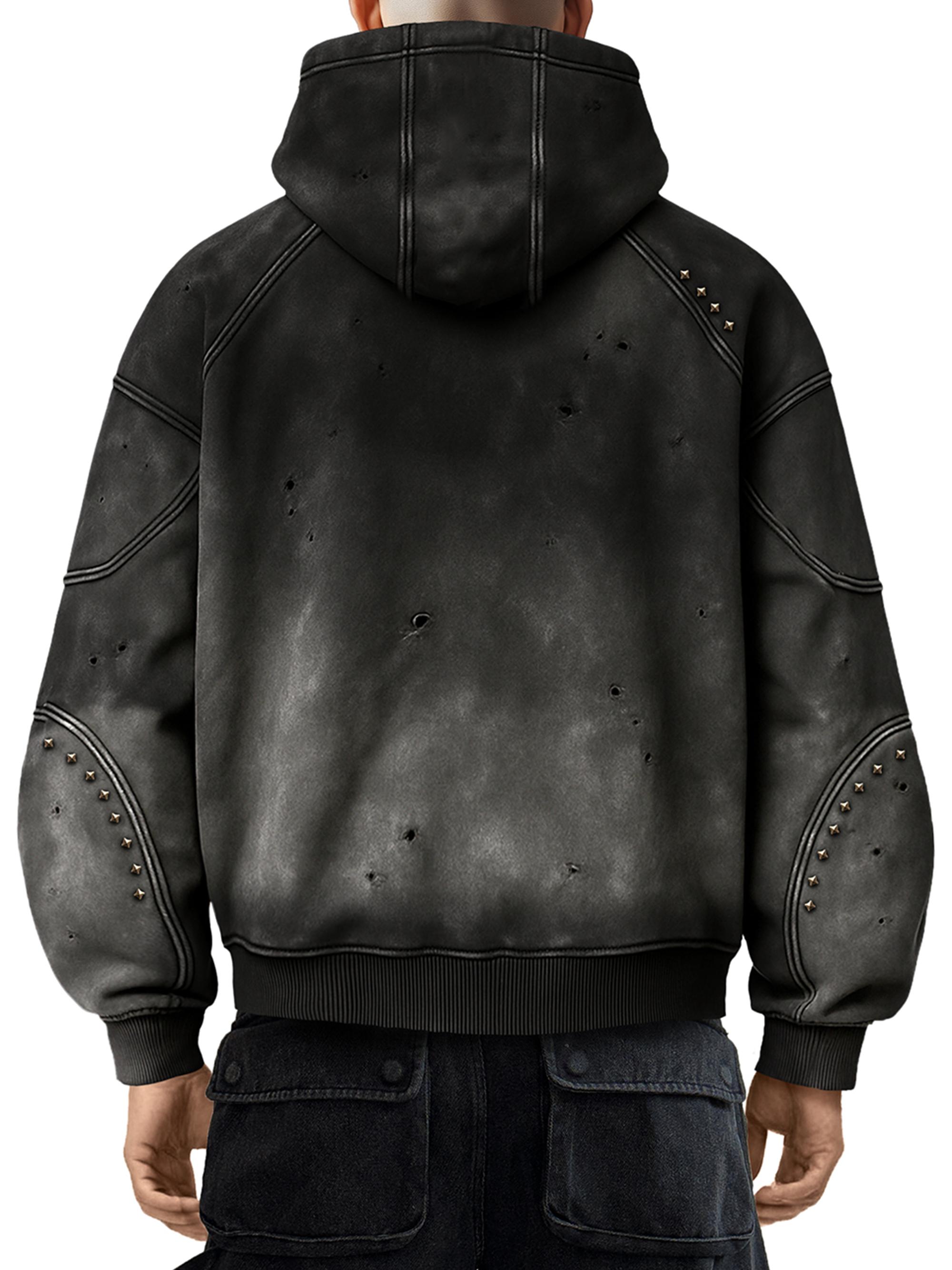 Untitled Artworks Destroy and Rebuild Cotton Oversized Hoodie