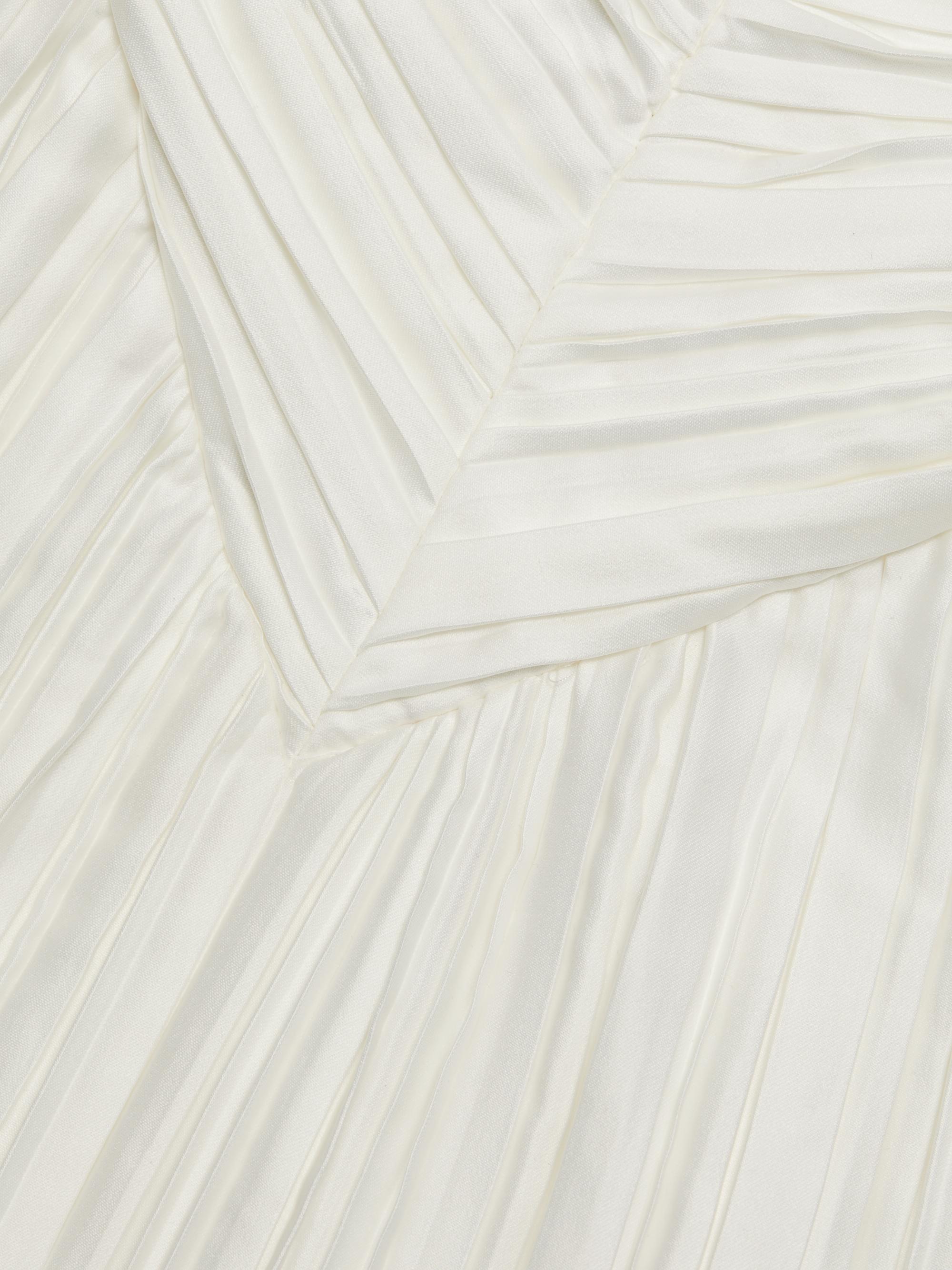 Cult Gaia Ashika Pleated Strapless Gown | Saks Fifth Avenue