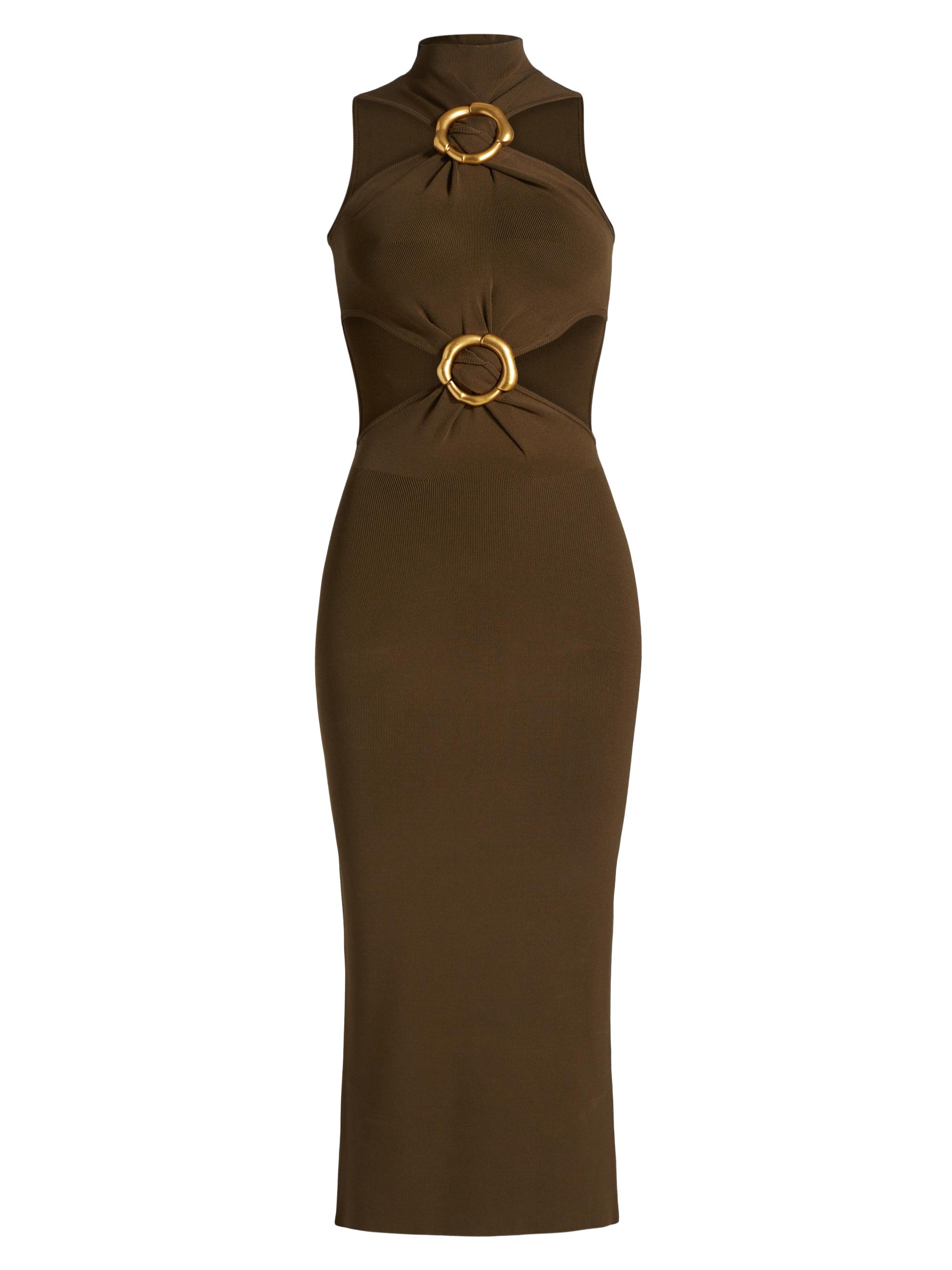 Cult Gaia Women's Ambar Cut-Out Midi-Dress - Nymph
