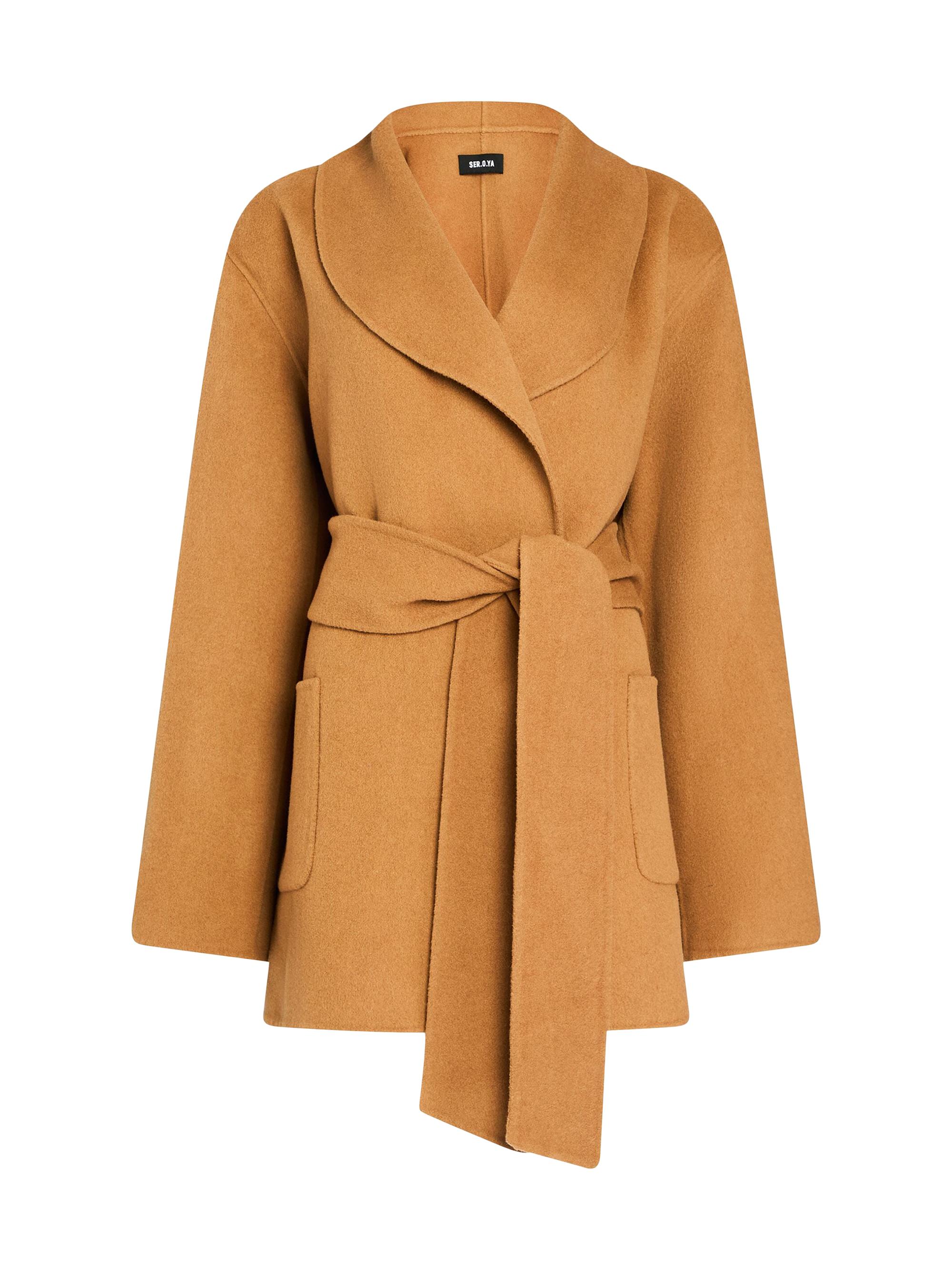 Ser.o.ya Women's Dulcetta Wool Coat - Camel