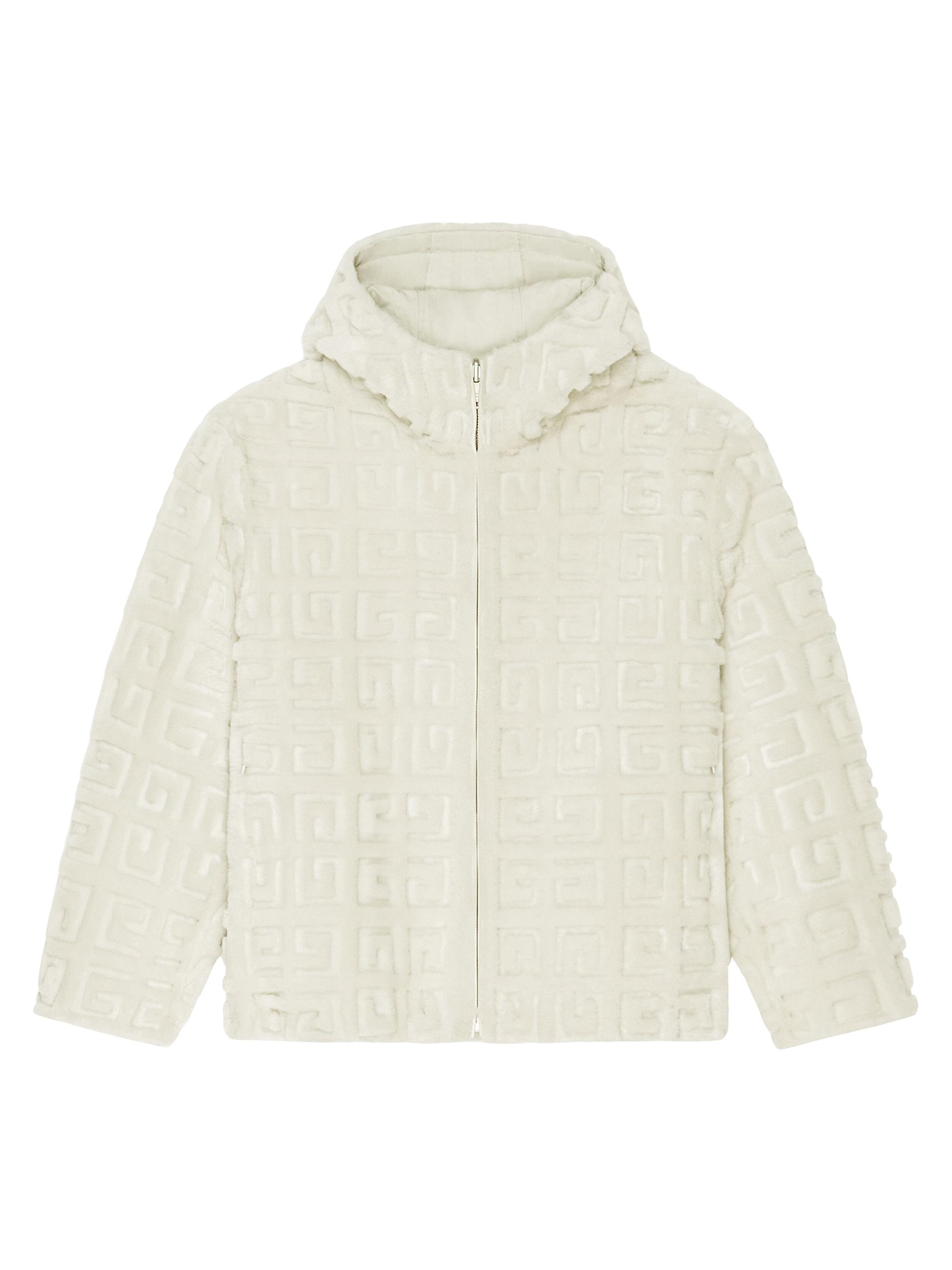 Givenchy Women's Reversible Hooded Jacket in 4G Fur -