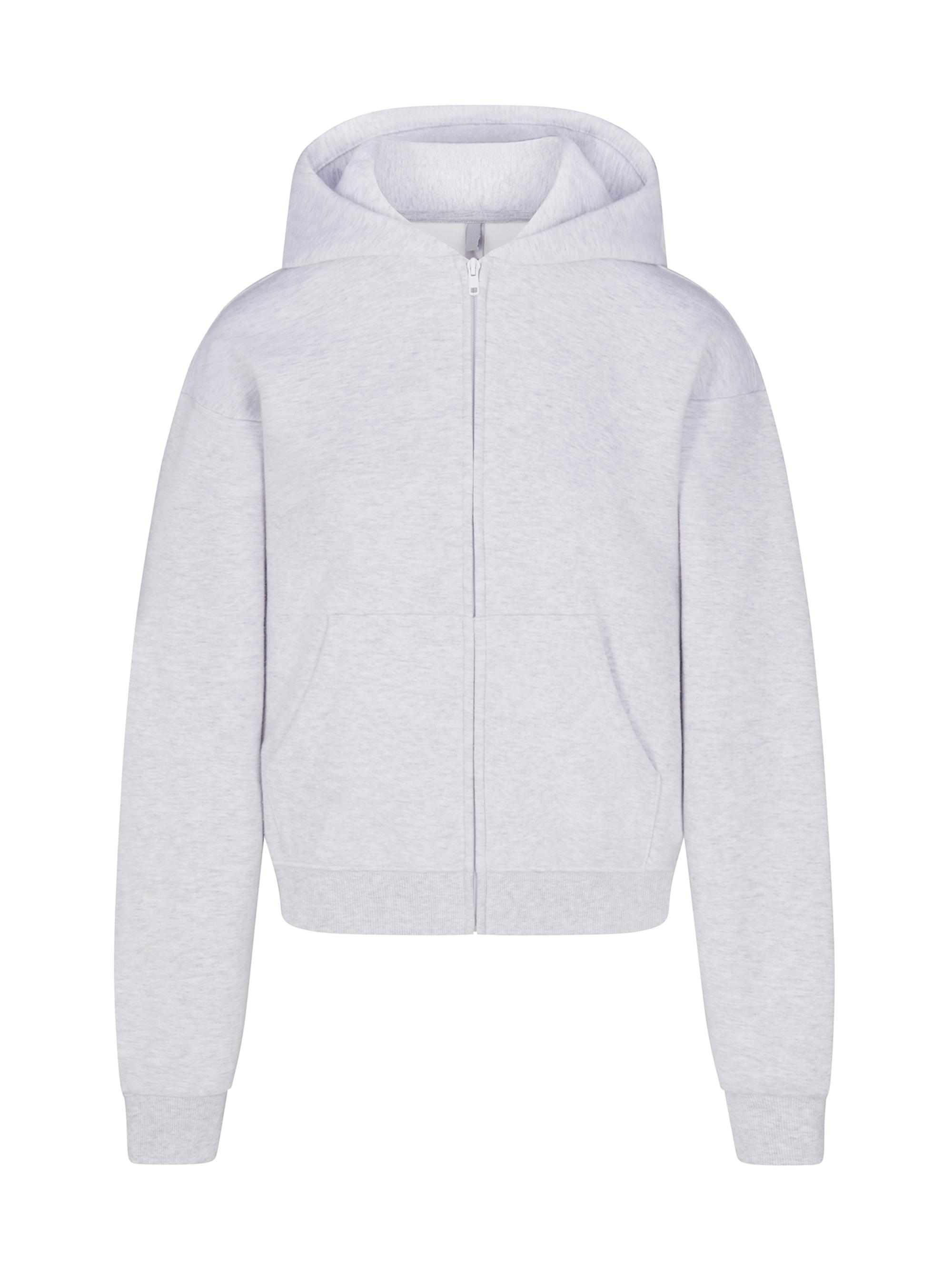 Cotton Fleece Zip-Up Hoodie
