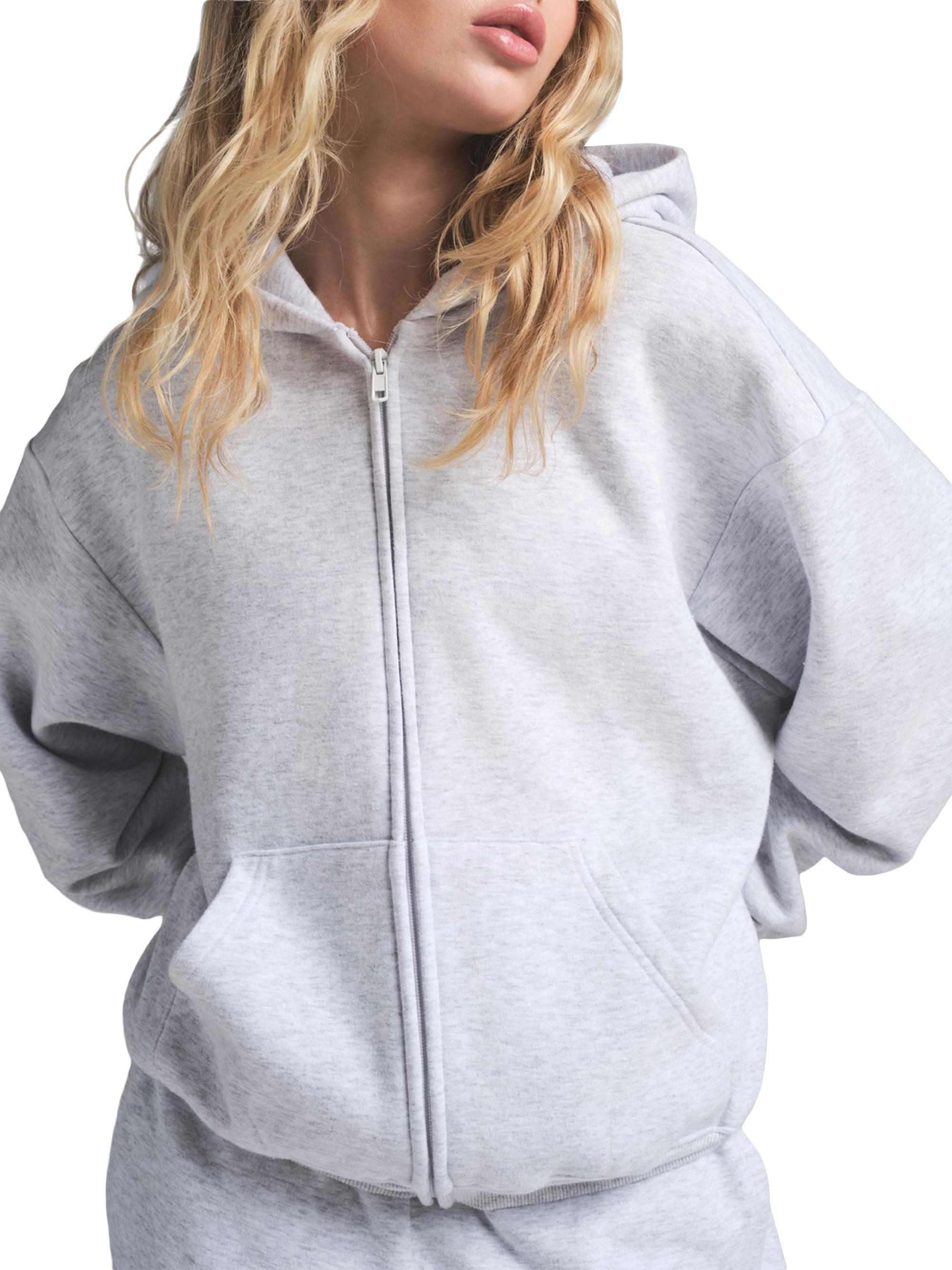 SKIMS Cotton Fleece Zip-Up Hoodie | Saks Fifth Avenue