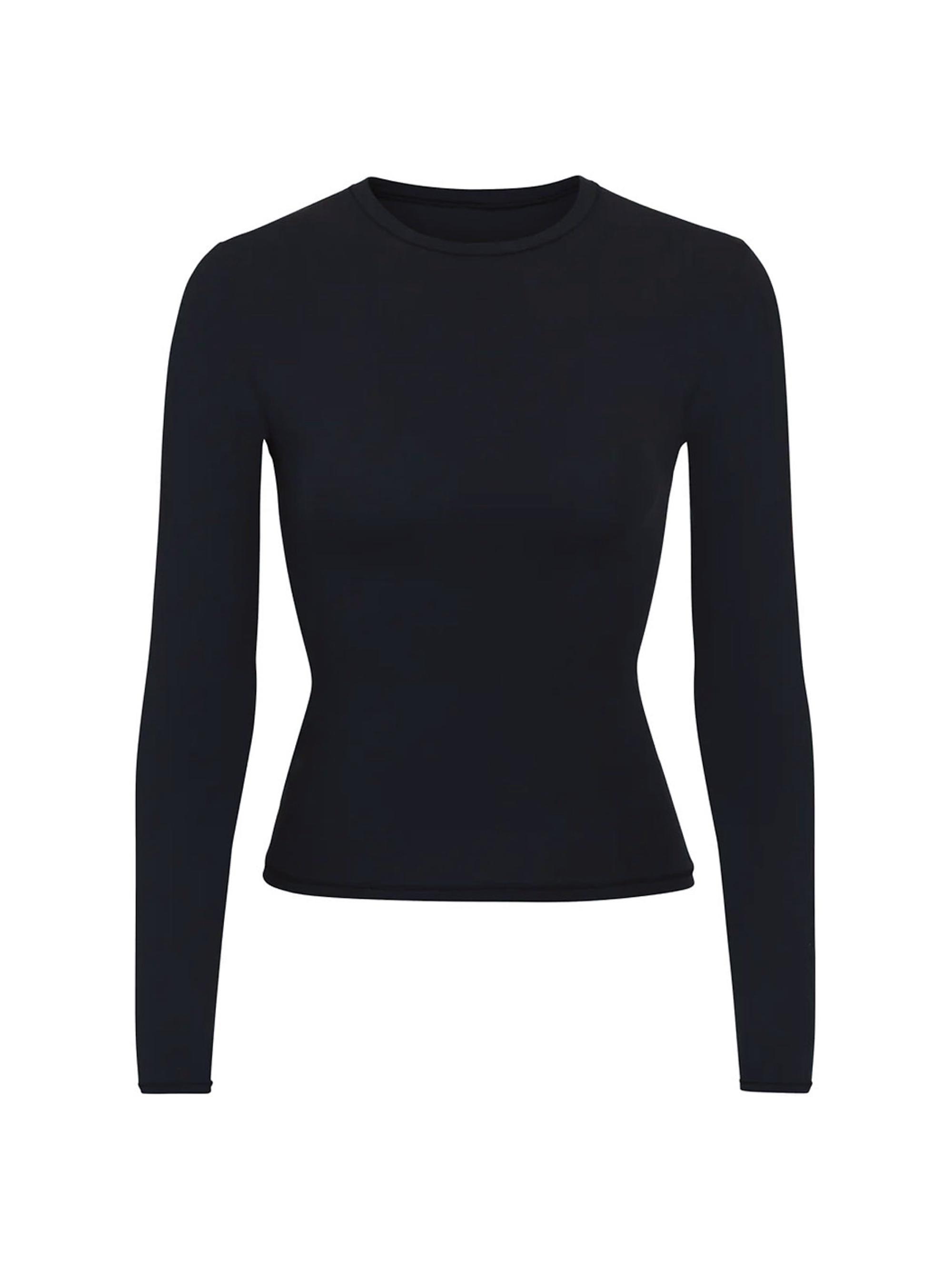 SKIMS Women's Fits Everybody Crewneck T-Shirt - Onyx