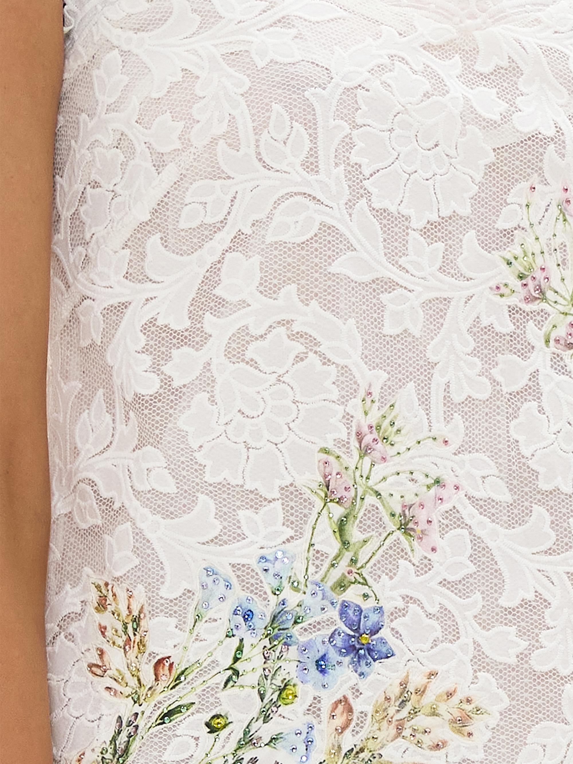 Cami (débardeur) Floral Esmara, Taille 14, Neuf Avec étiquettes - Manches Fines