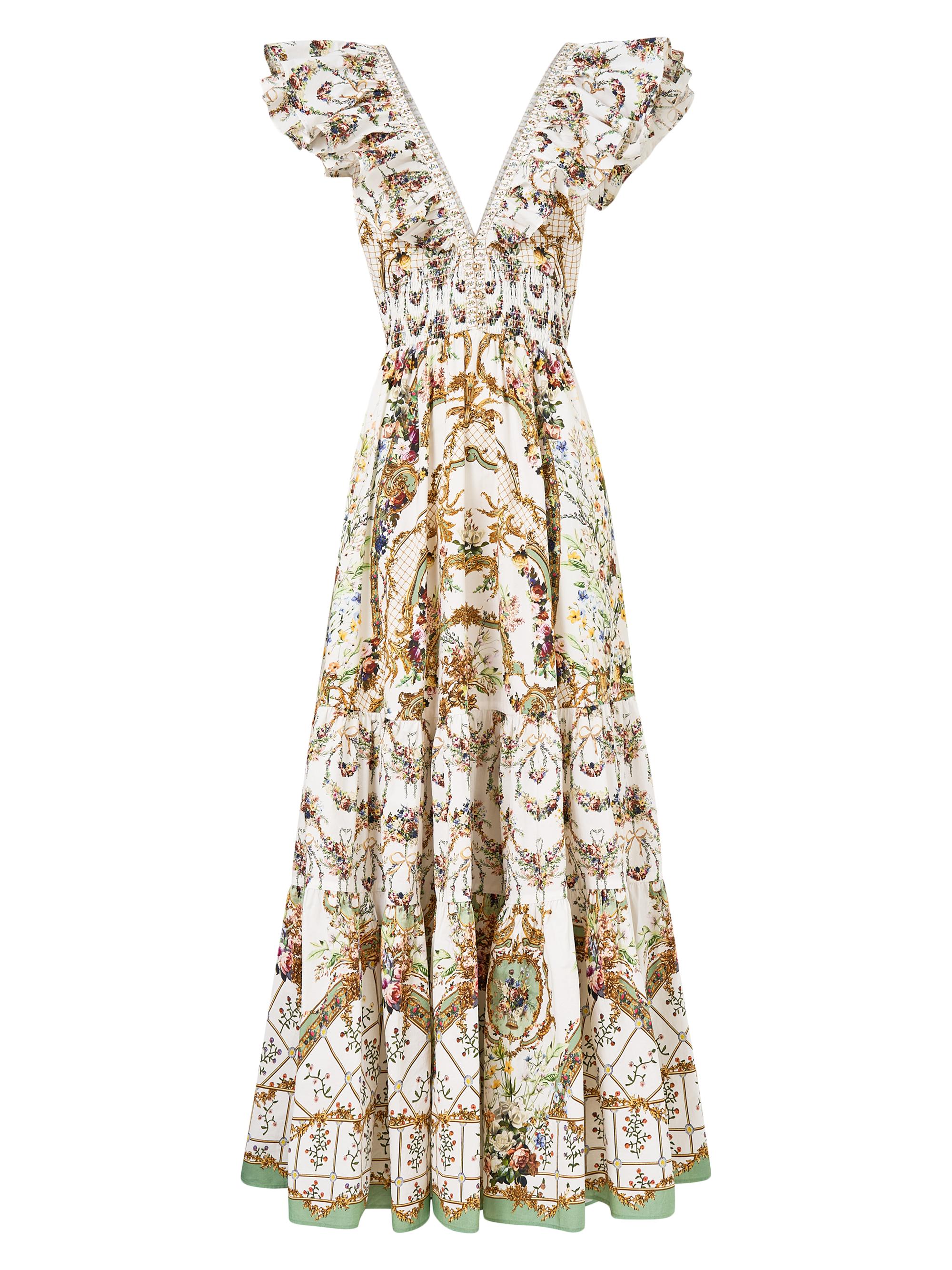 Camilla Just Coasting Ruffle-Hem Maxi Dress | Saks Fifth Avenue