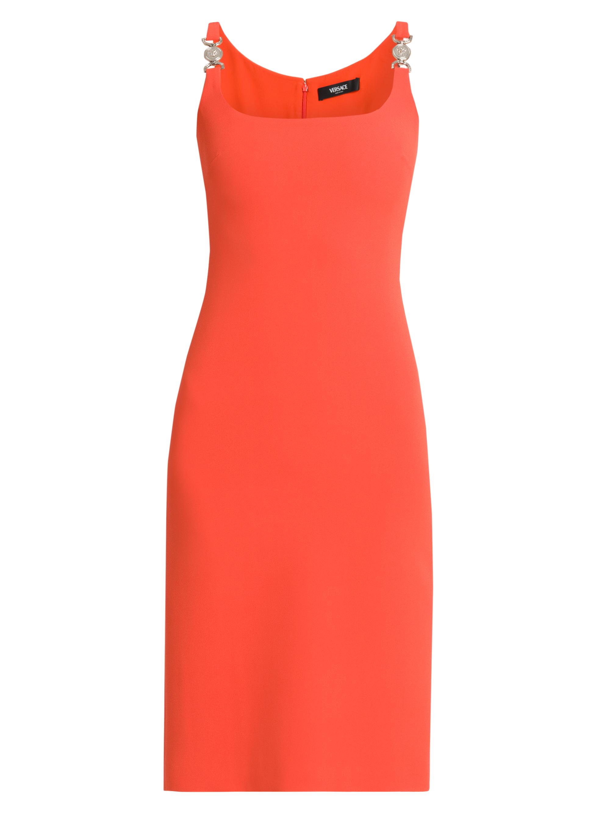 Versace Women's Responsible Techno Cady Sheath Dress - Papaya