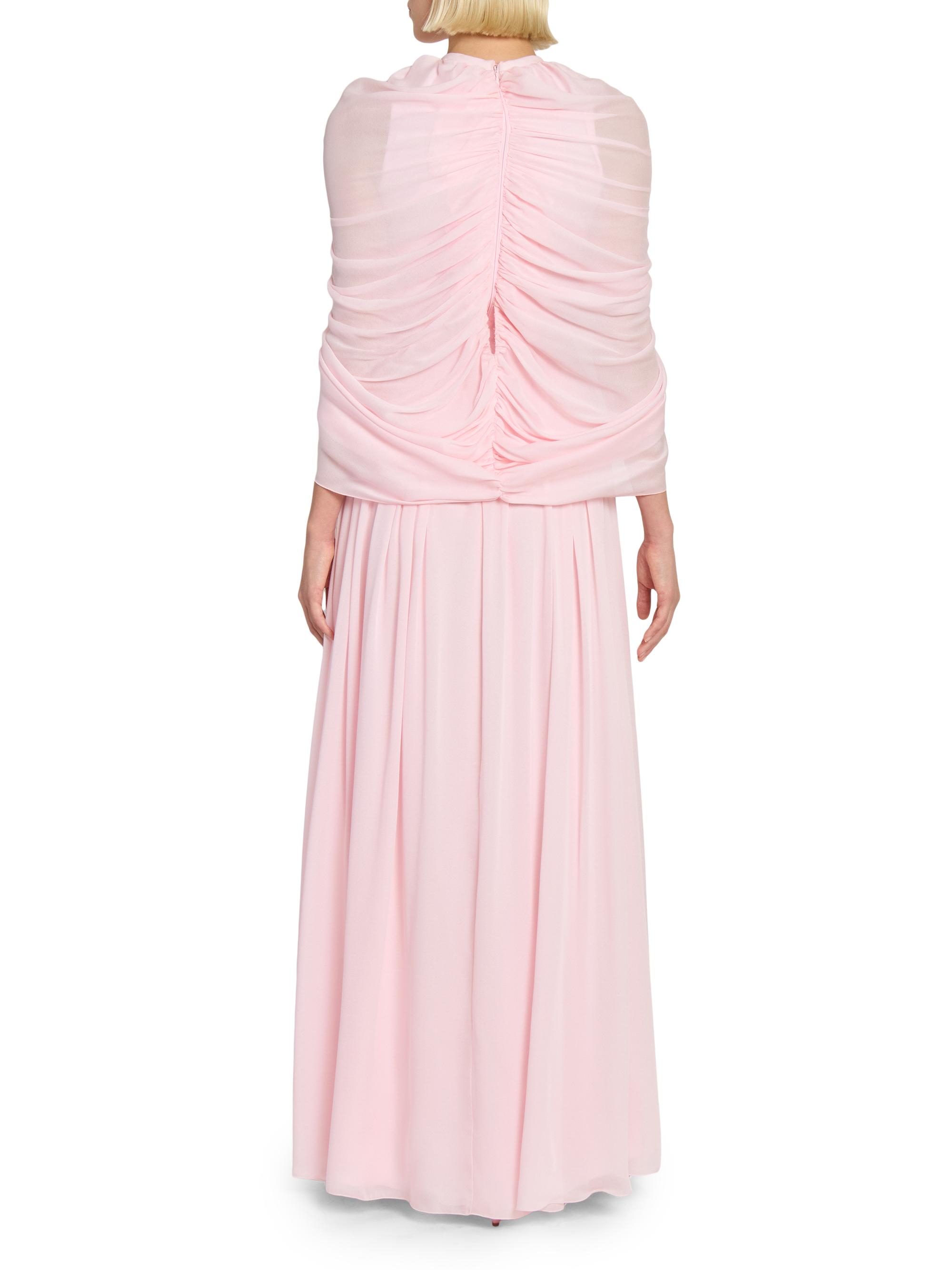 Giambattista Valli Keyhole Cape Chiffon Silk Gown | Saks Fifth Avenue