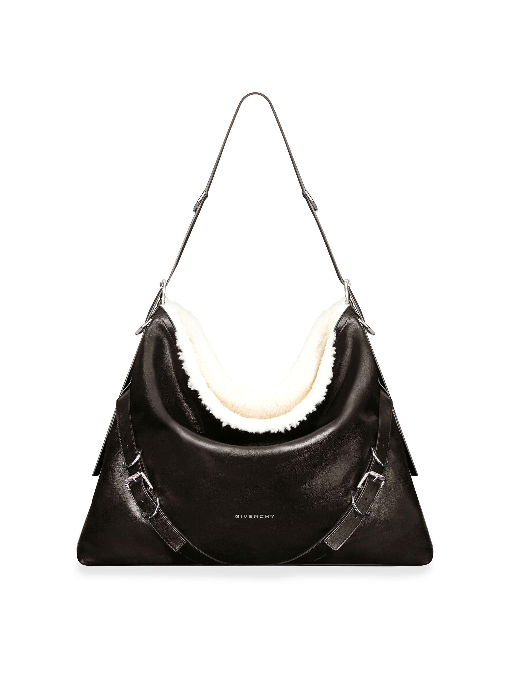 Givenchy Men's  Voyou Bag in Shearling - Chocolate