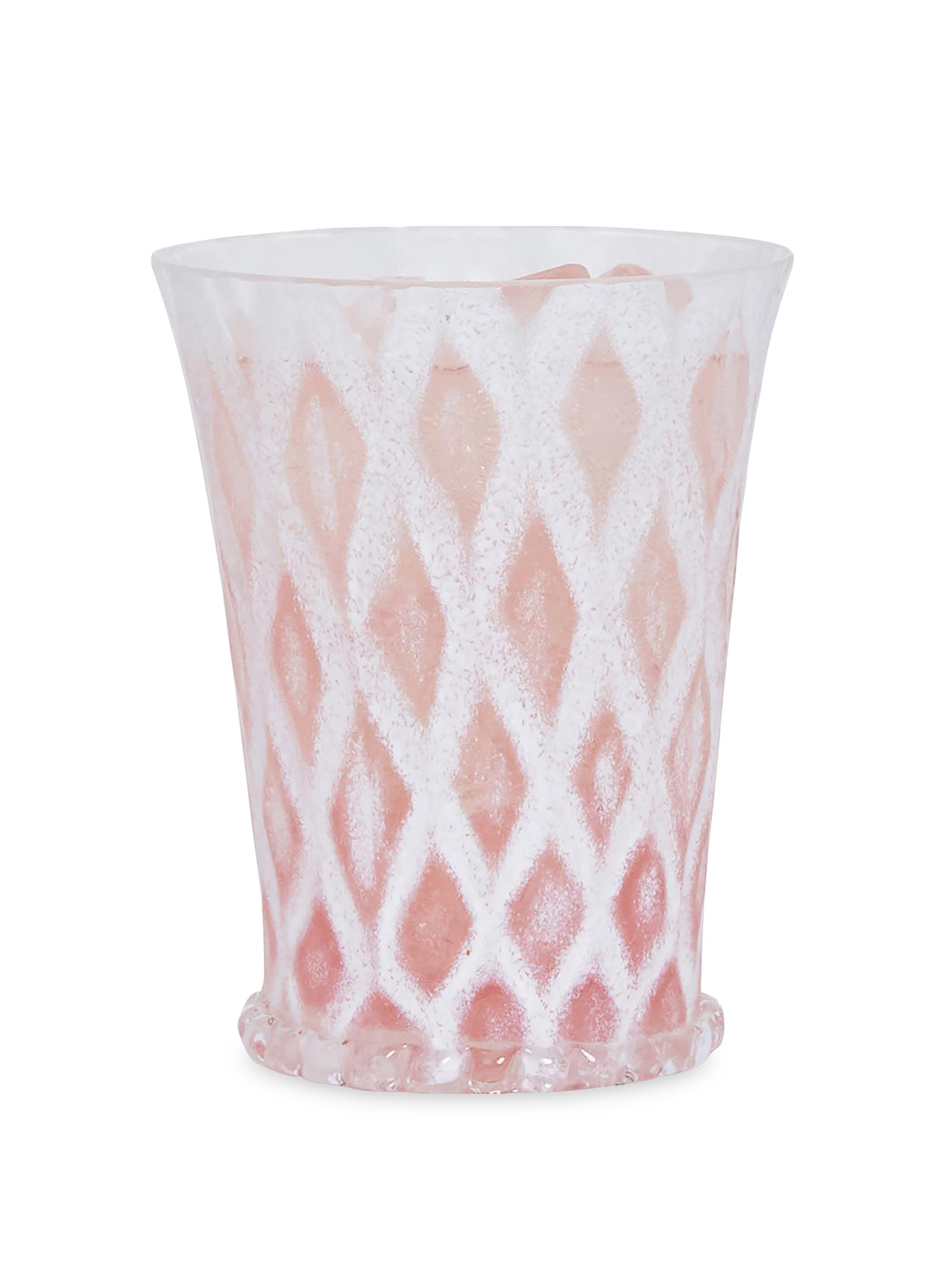 Juliska Trellis Small Tumbler Glass - White Small