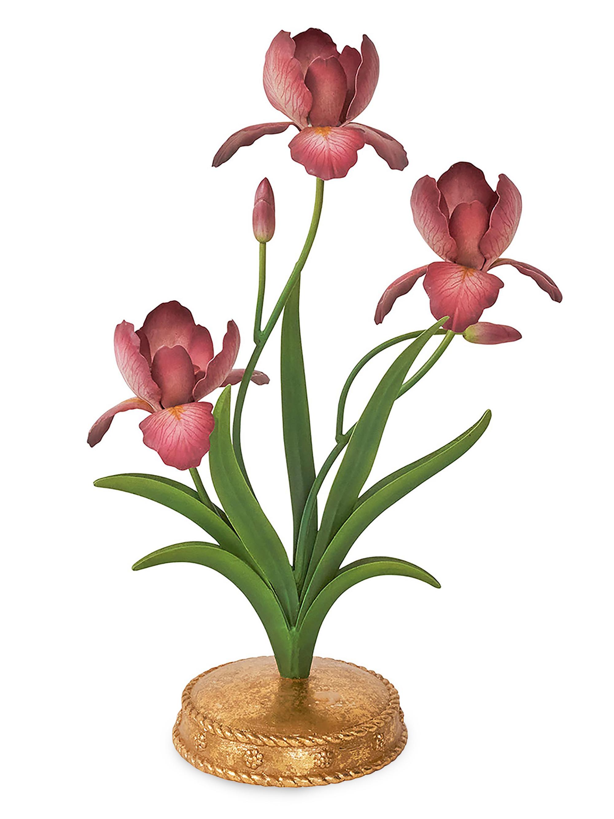 Juliska Meadow Walk Iris Centerpiece Candelabra - Pink