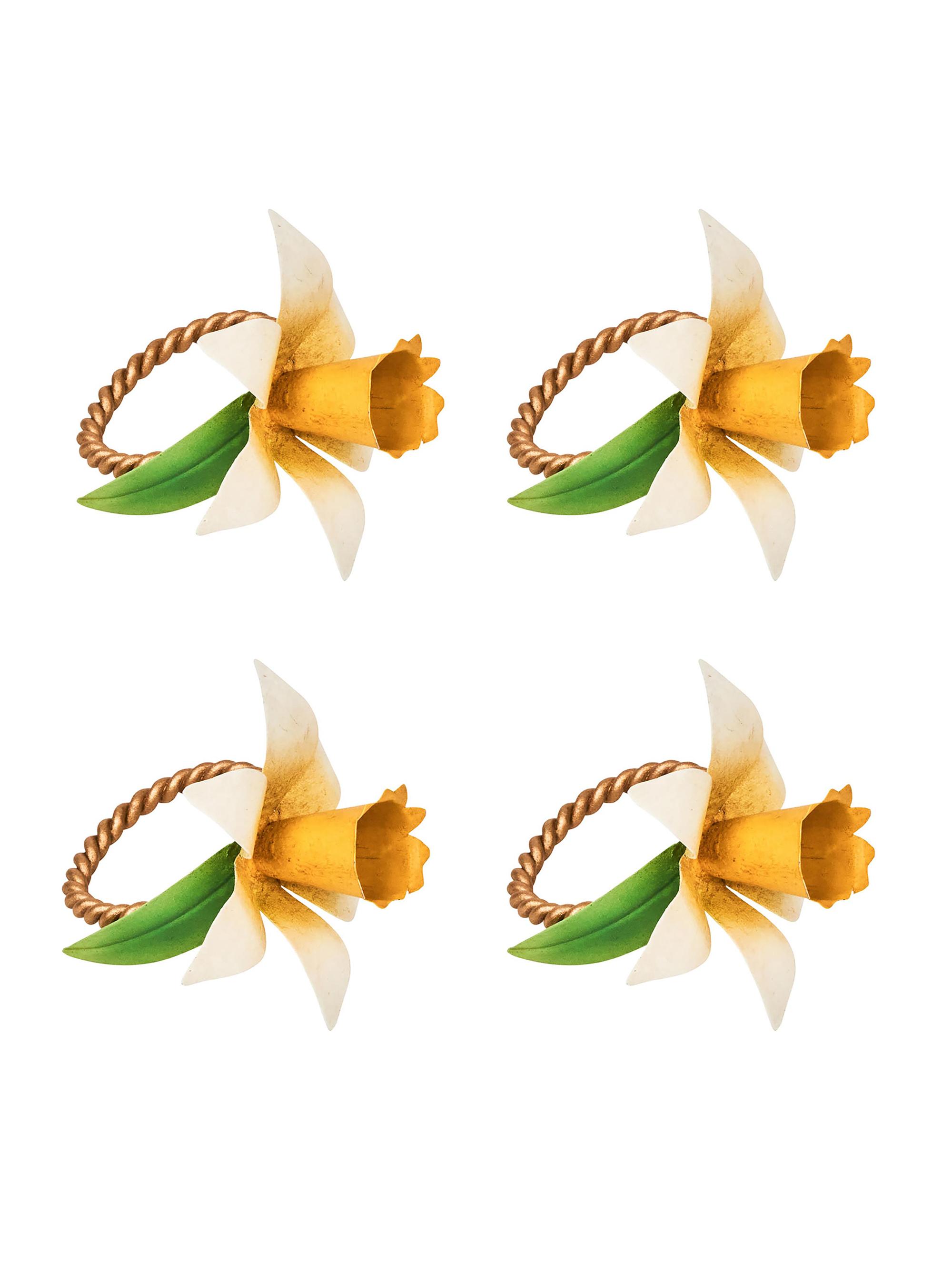 Juliska Meadow Walk Daffodil Napkin Ring - Yellow