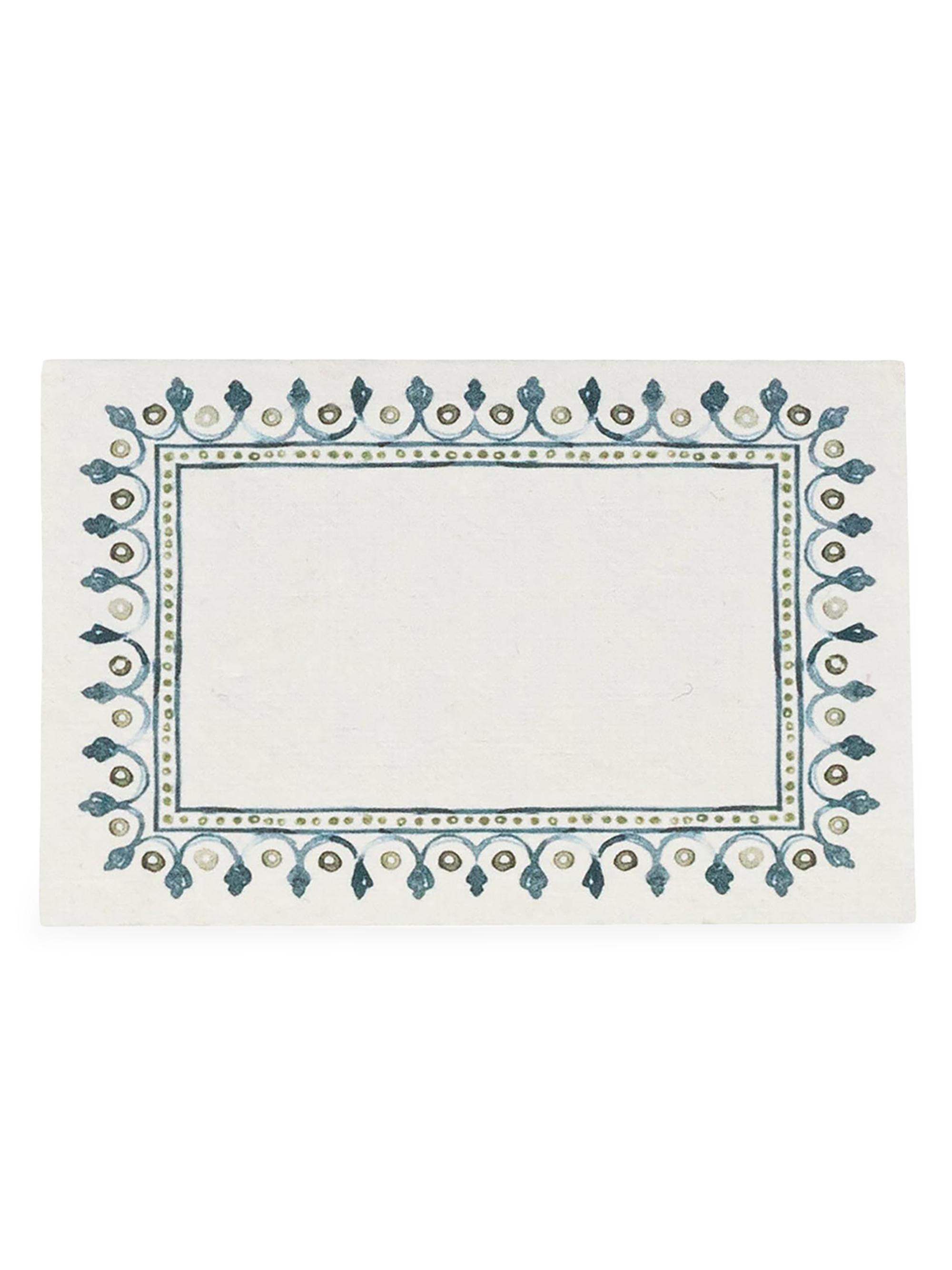 Juliska Seville Villa Place Cards 12-Piece Set - Blue