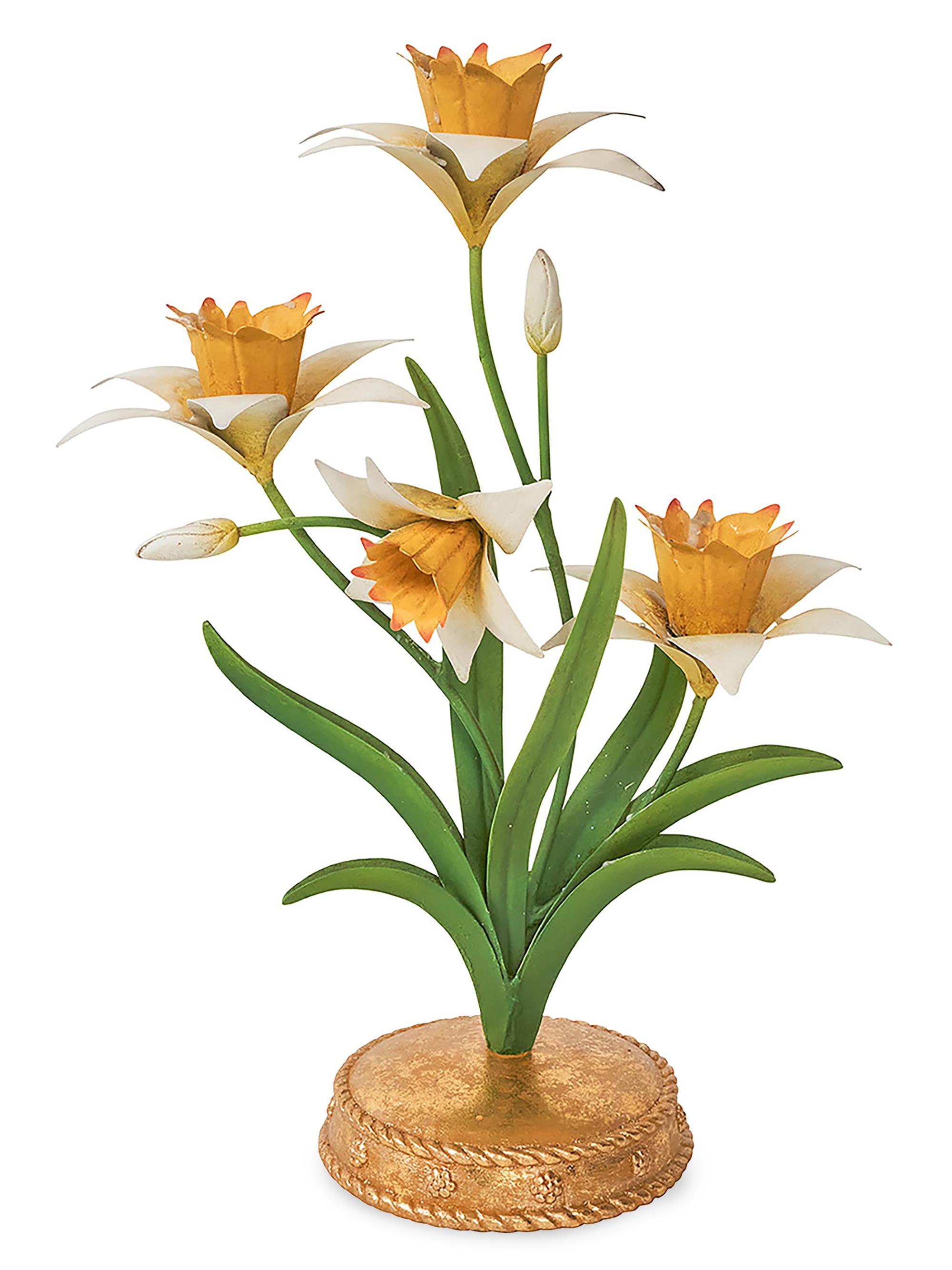 Juliska Meadow Walk Daffodil Centerpiece Candelabra - Yellow