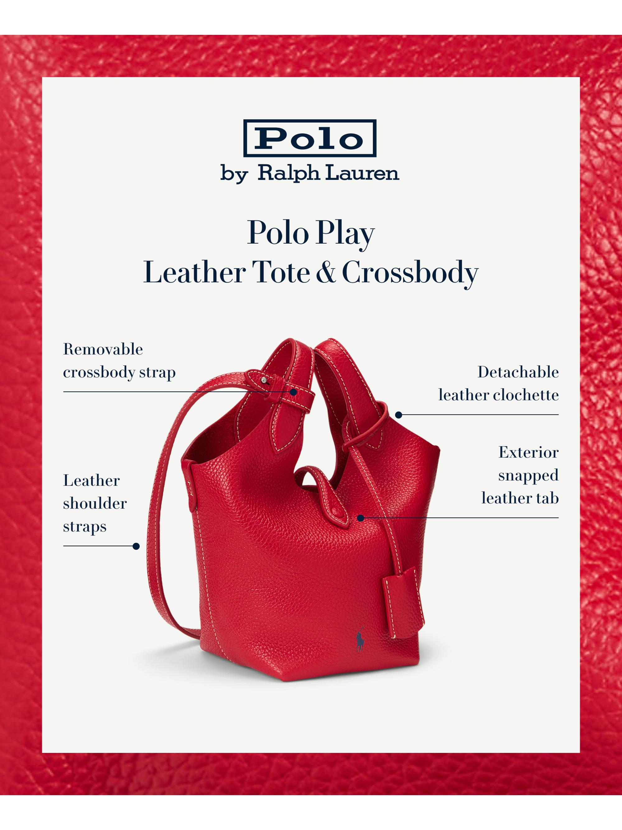 Polo Ralph Lauren Play Leather Top Handle Bag | Saks Fifth Avenue