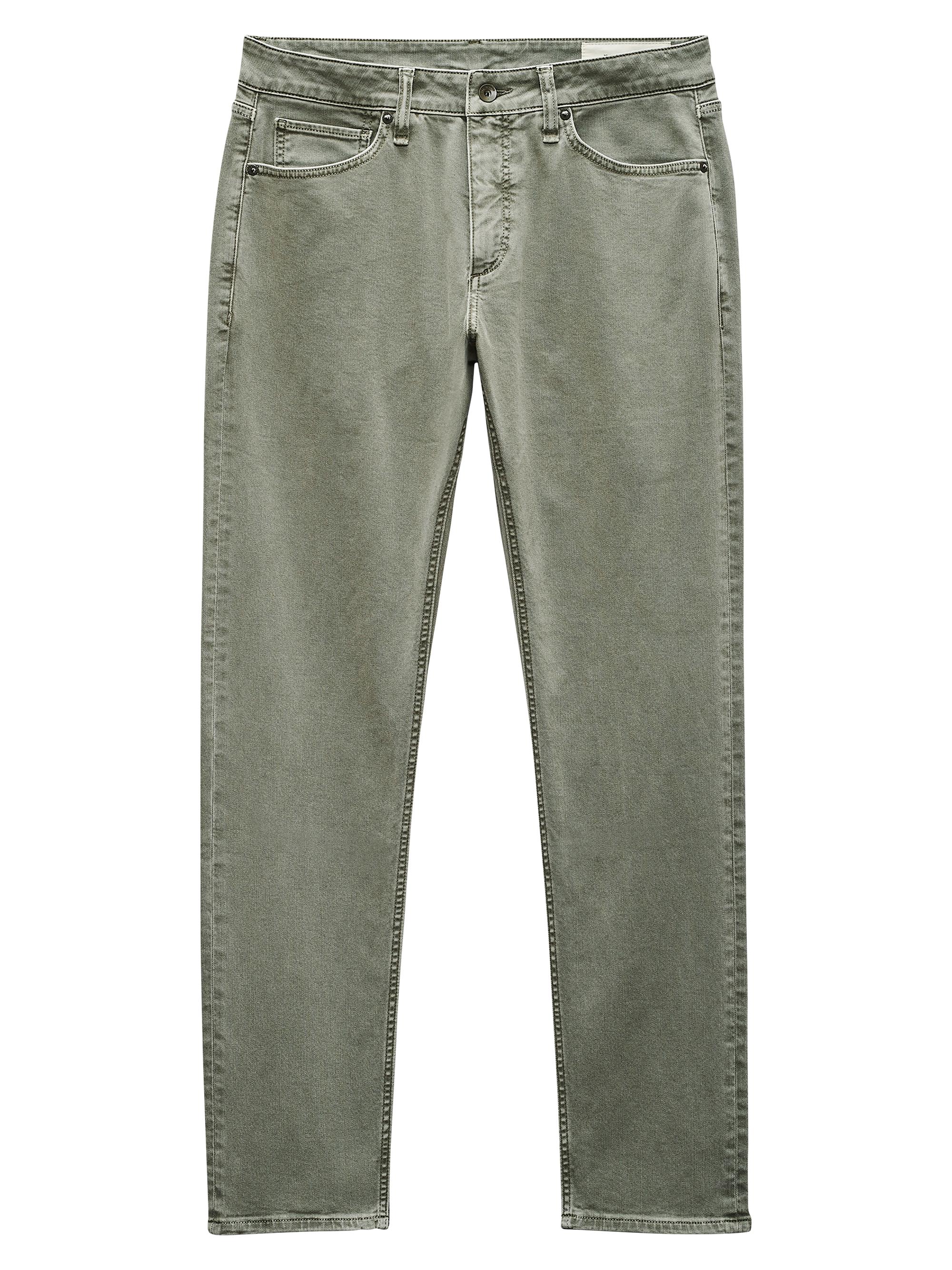 rag & bone Men's Fit 3 Aero Stretch Grey Mist Slim Jeans - Grey Mist