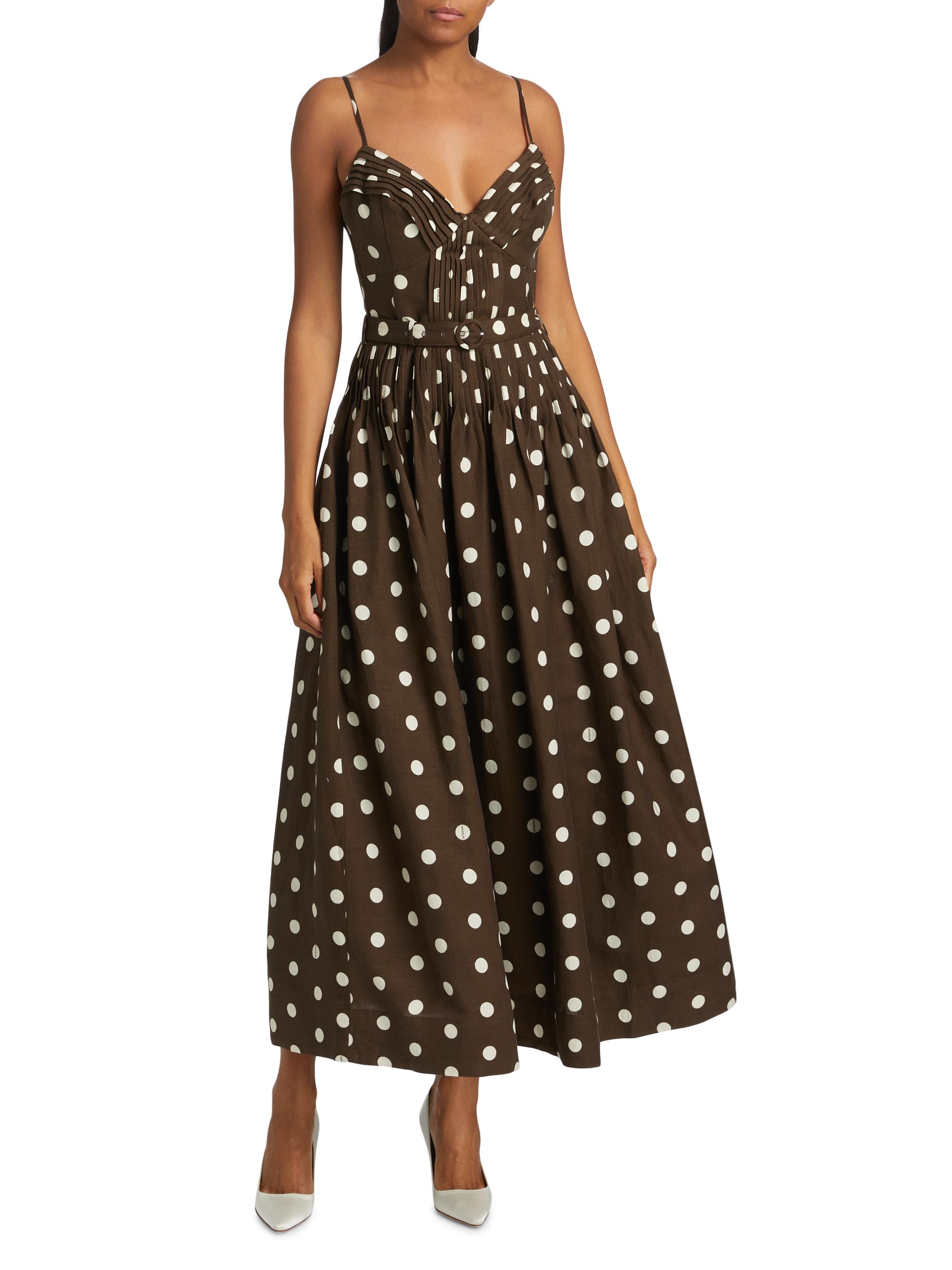Nicholas the Label Mireille Polka Dot Fit & Flare Cocktail Dress