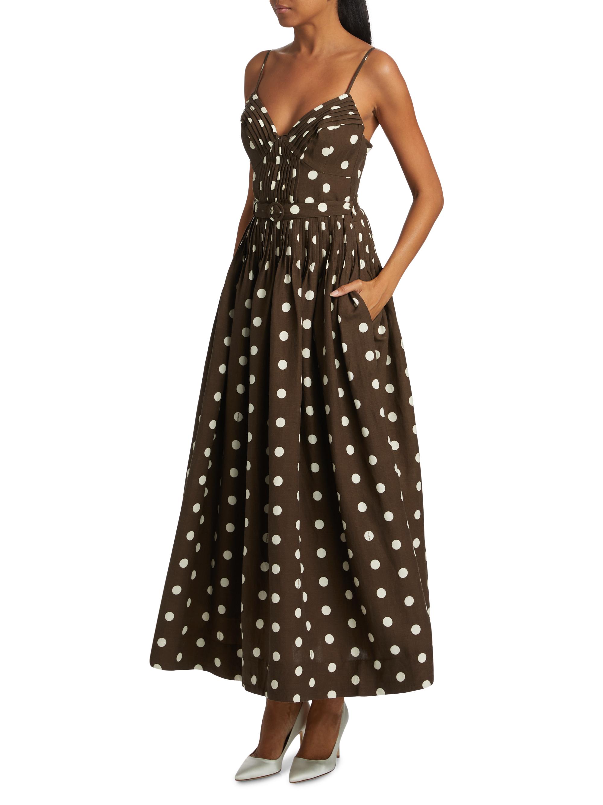 Nicholas the Label Mireille Polka Dot Fit & Flare Cocktail Dress