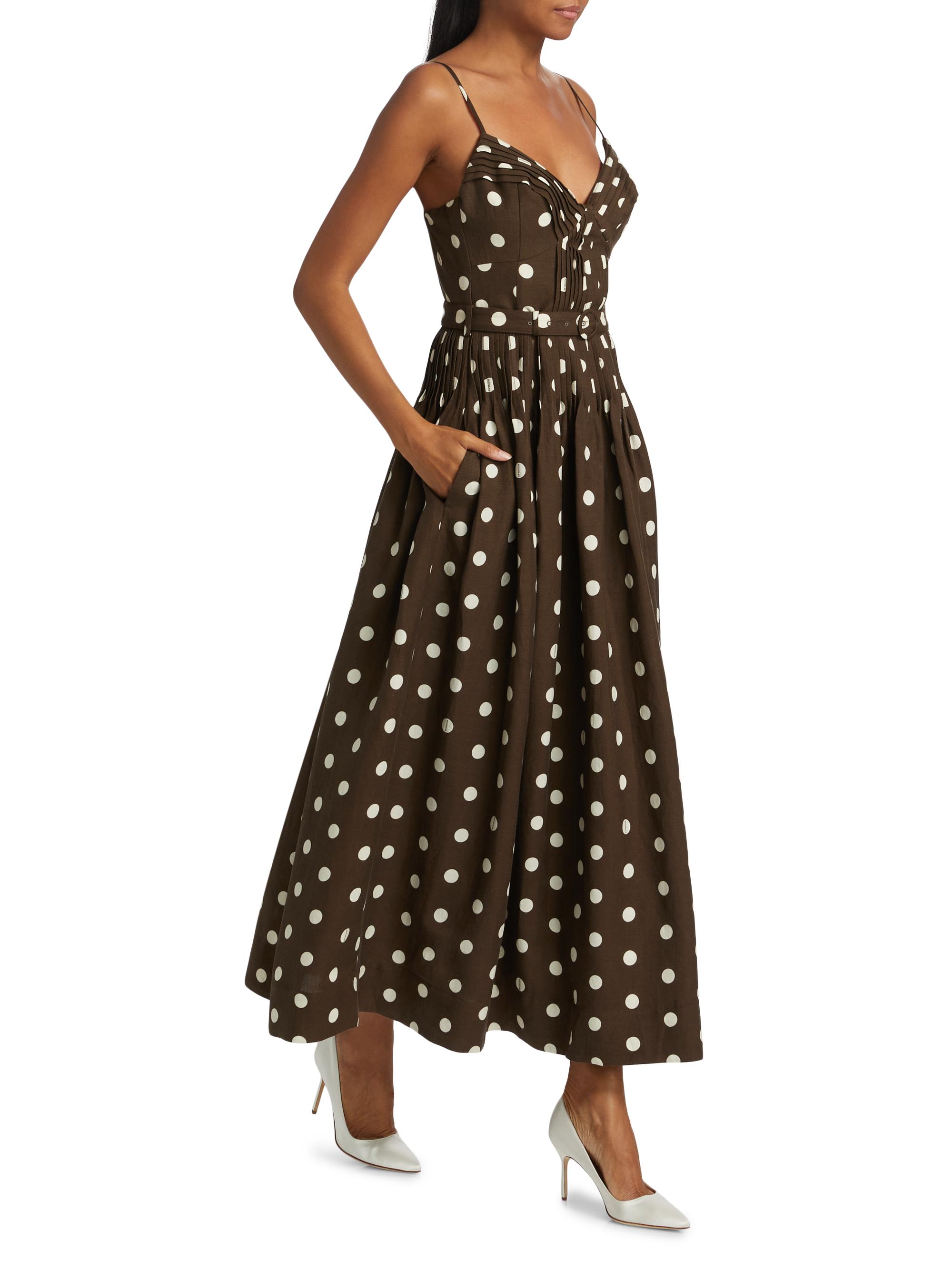 Nicholas the Label Mireille Polka Dot Fit & Flare Cocktail Dress