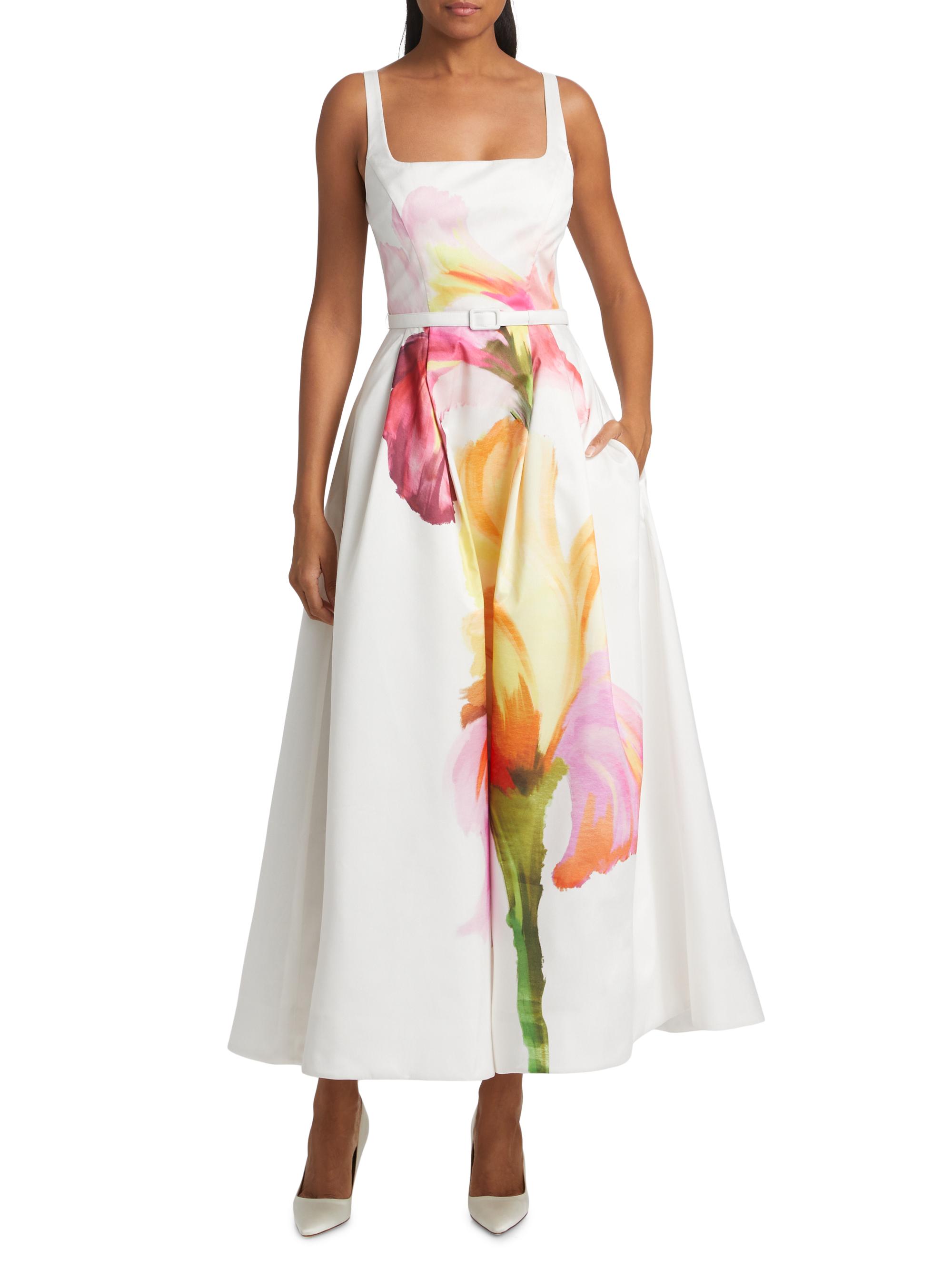 Nicholas the Label Sorelle Floral Belted Cocktail Dress | Saks Fifth Avenue