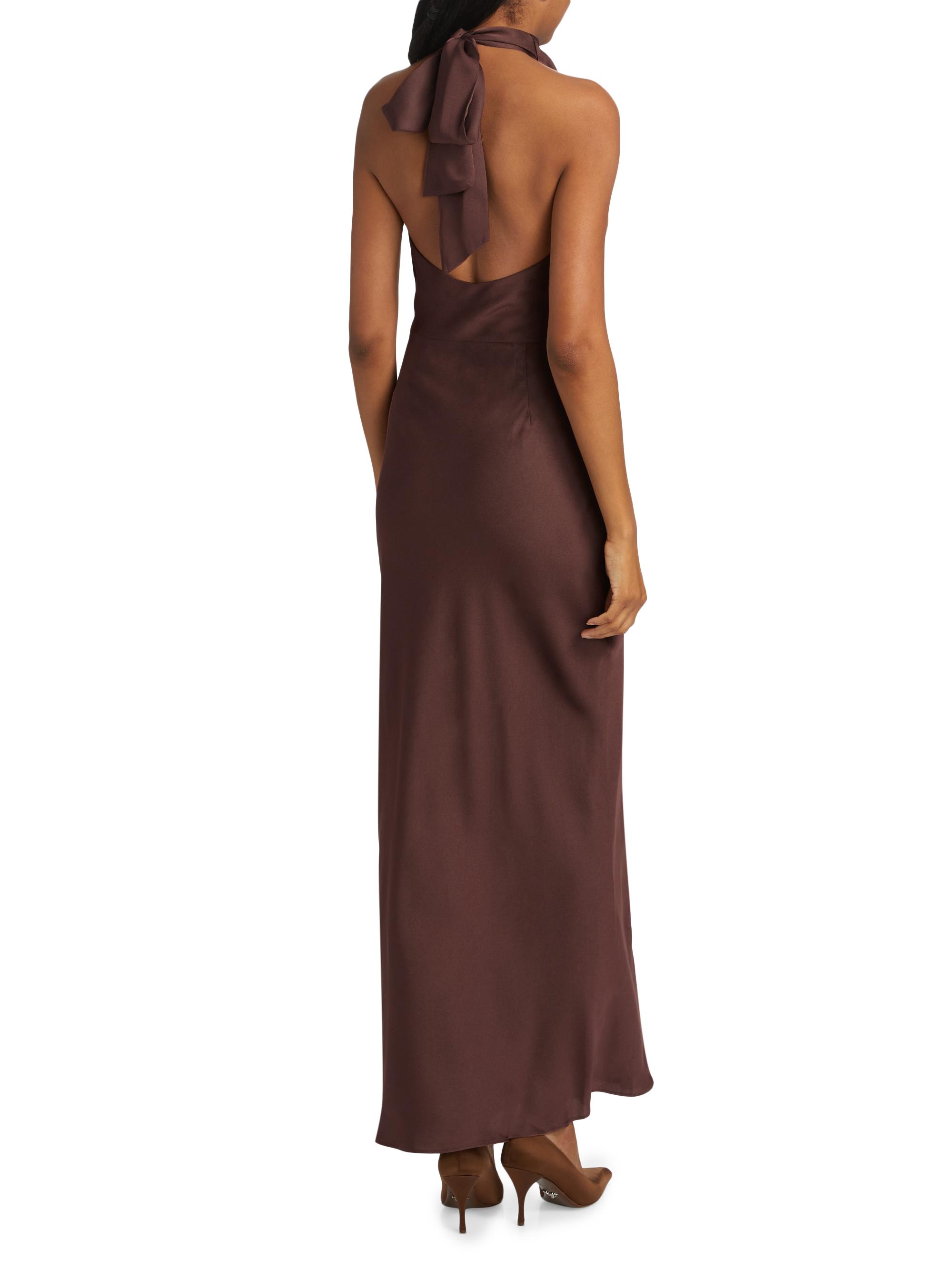 Nicholas the Label Galilea Embellished Draped Halter Gown | Saks