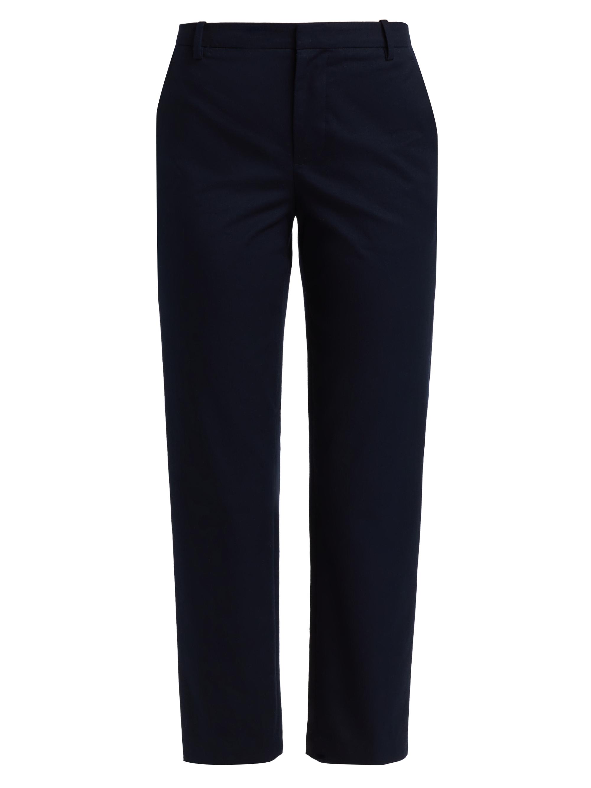 パンツ ADJUSTABLE CROPPED CHINO PANTS - BLACK ADJUSTABLE CROPPED