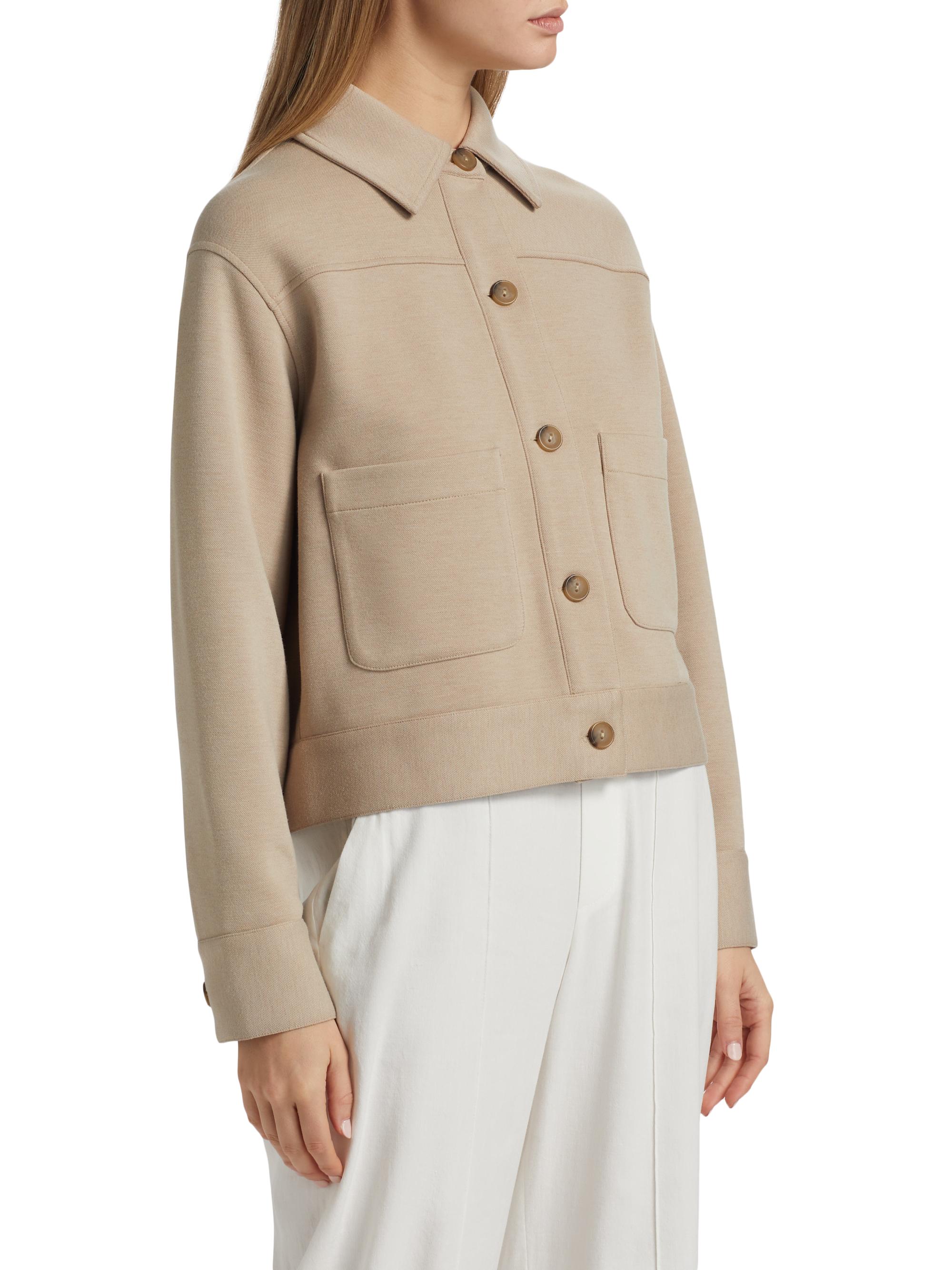 Button Crop Jacket