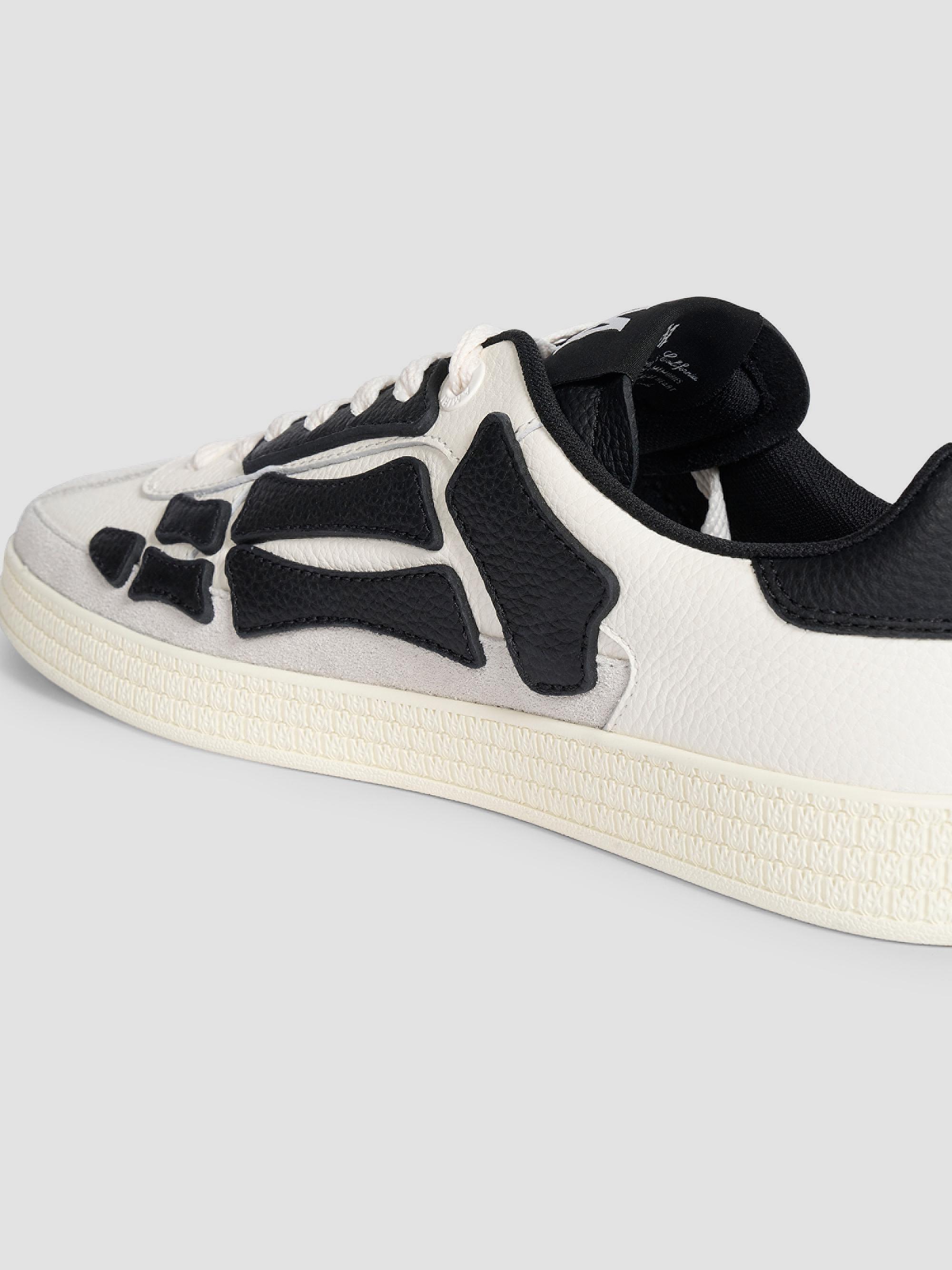 Amiri Pacific Bones Leather Sneakers | Saks Fifth Avenue