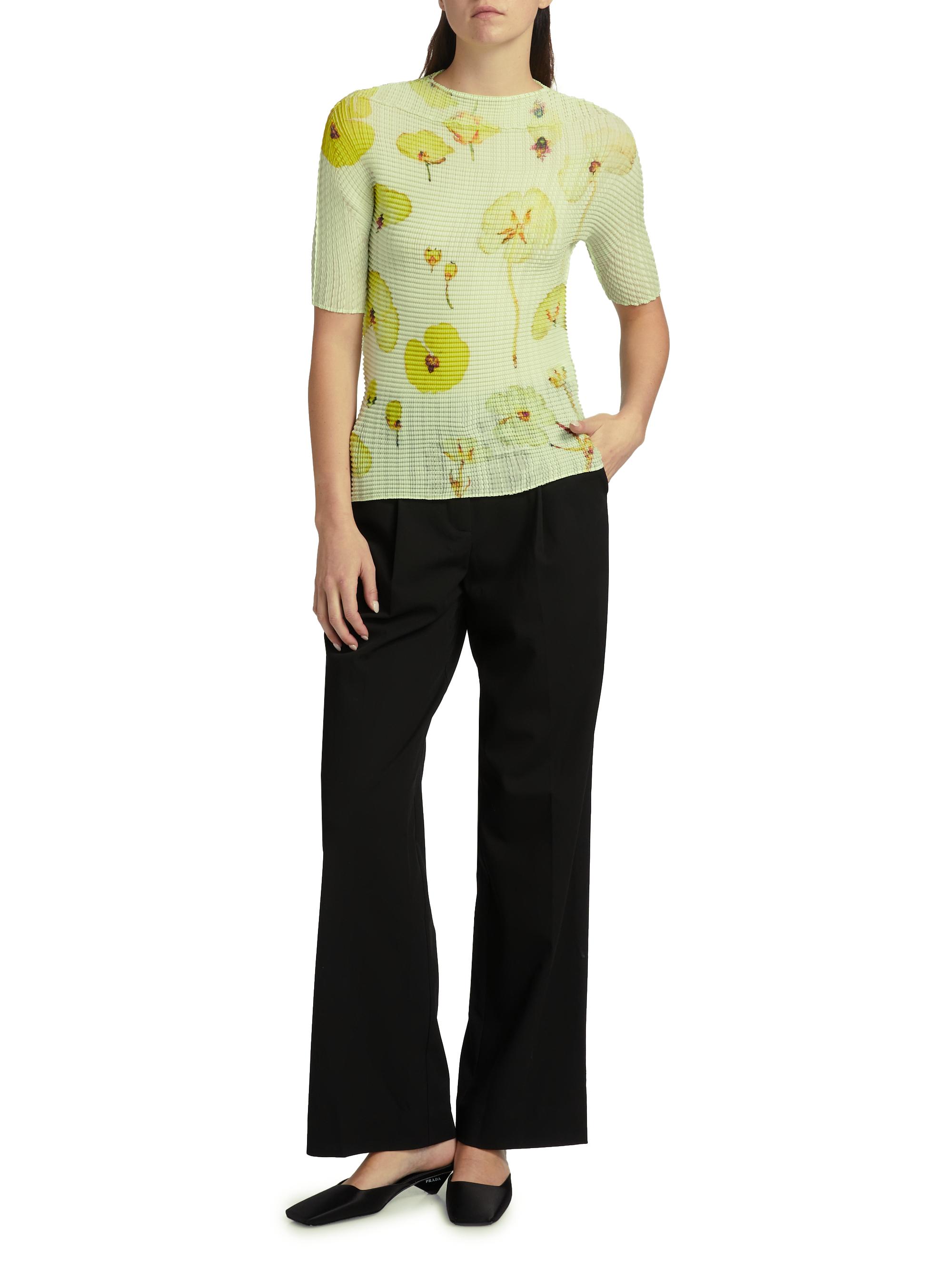 レッグウェア ISSEY MIYAKE PRESSED FLORA SHADOW STUDY レッグ