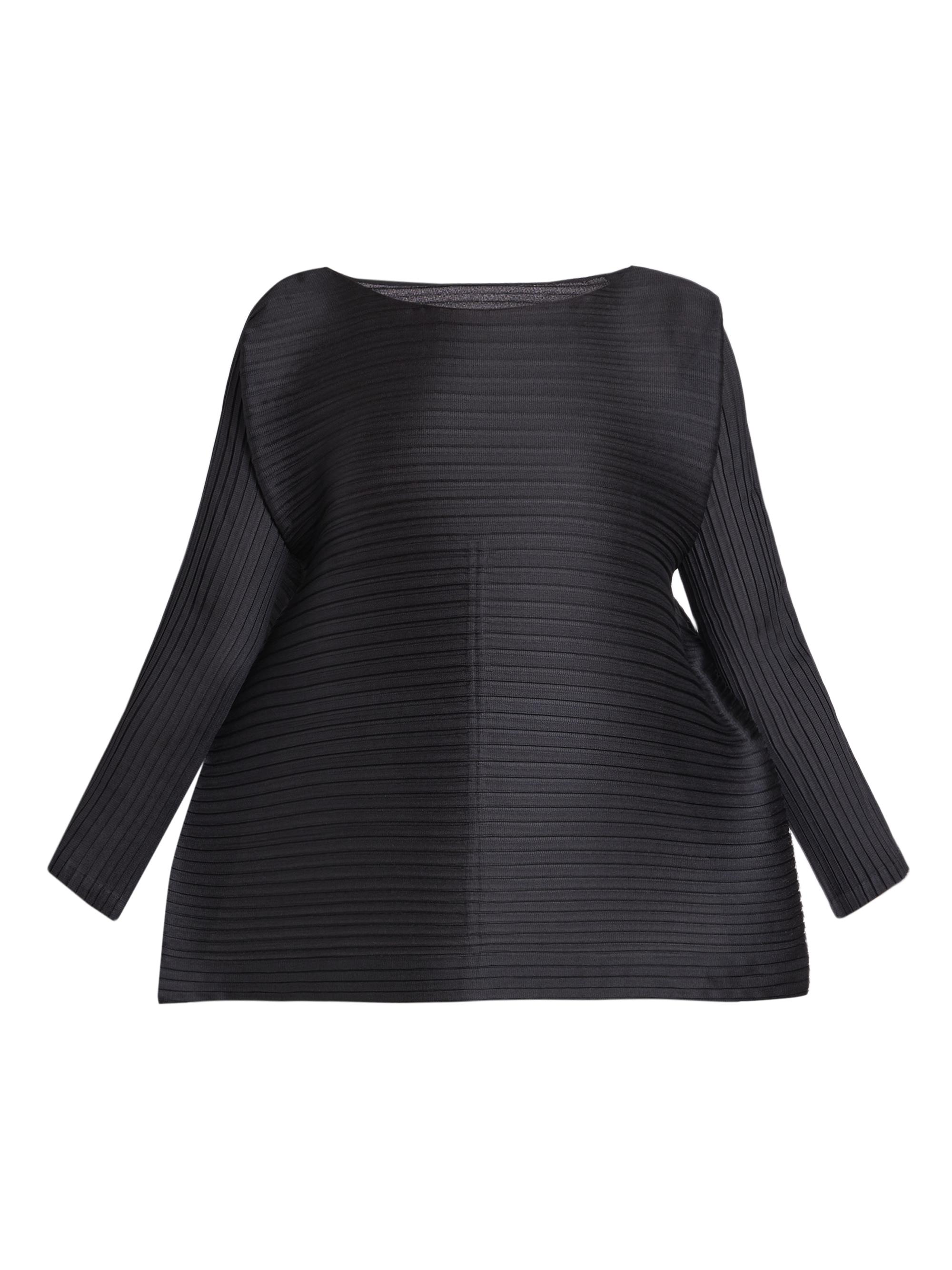 PLEATS　PLEASE　サークル　左右非対称　トップス Issey Miyake Paneled Pleats Top | Saks Fifth Avenue