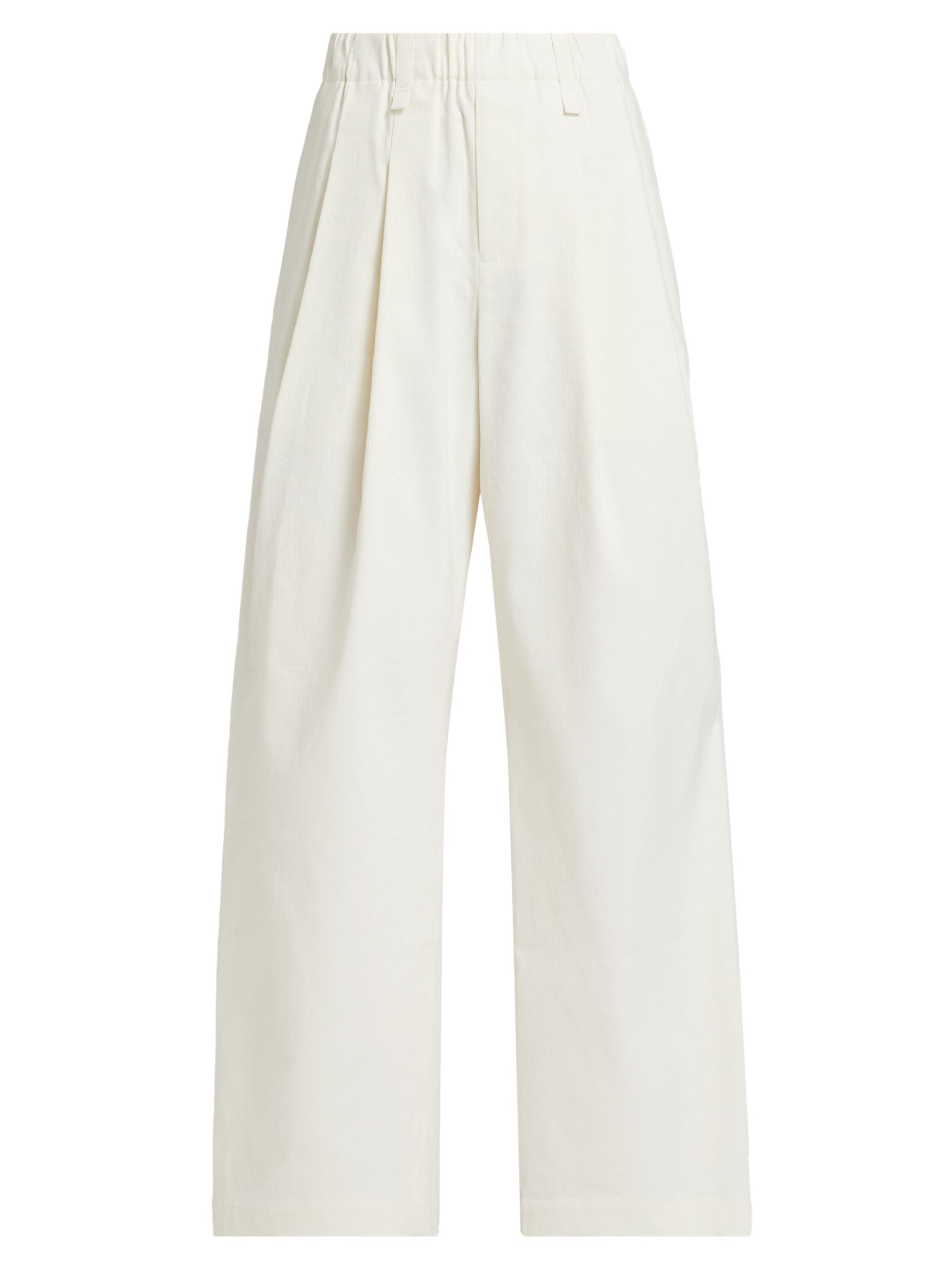 Issey Miyake Women's Personality Elasticized Pants - Asa White