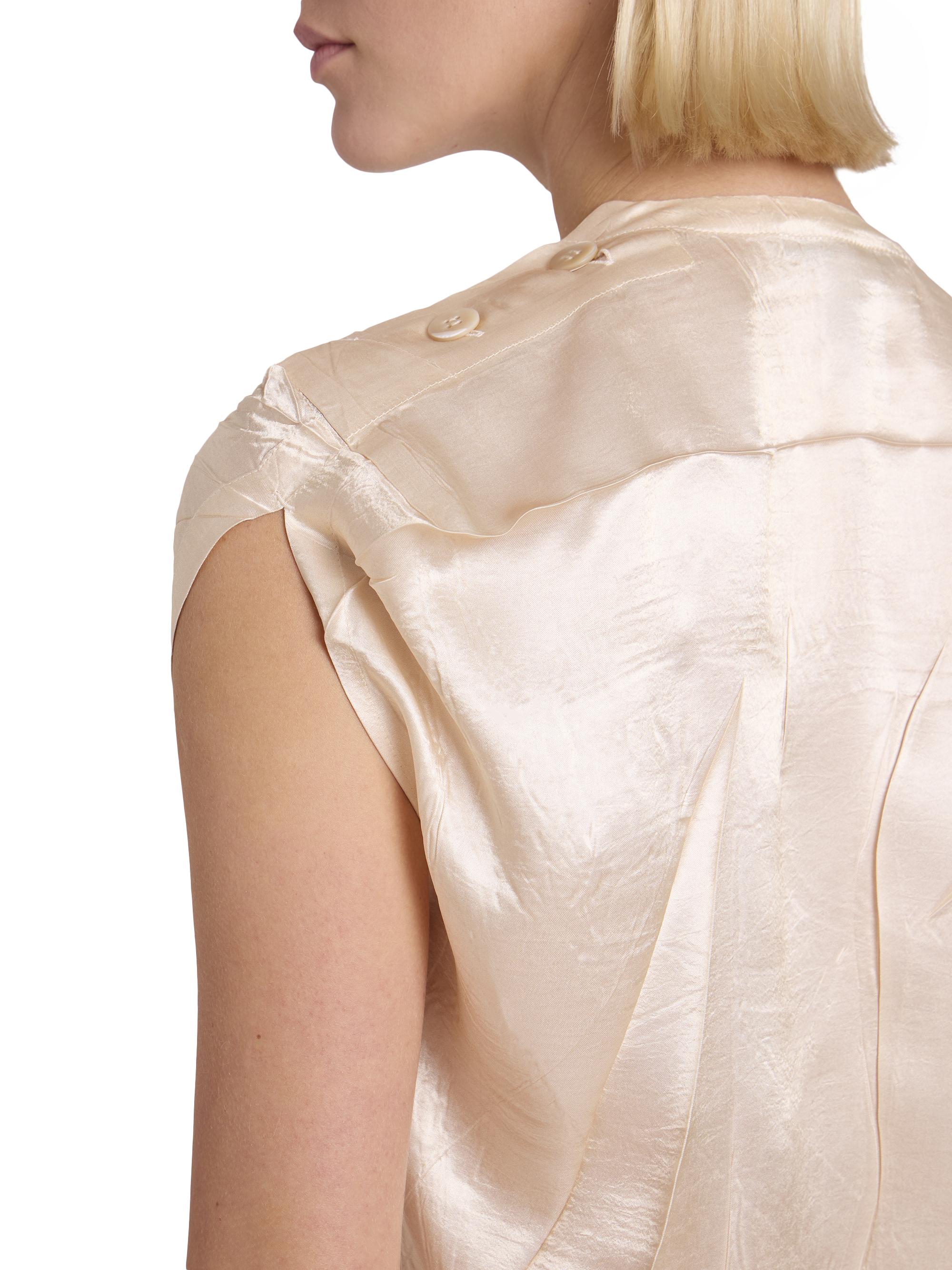 Issey Miyake Pressed Flora Satin Maxi Dress | Saks Fifth Avenue