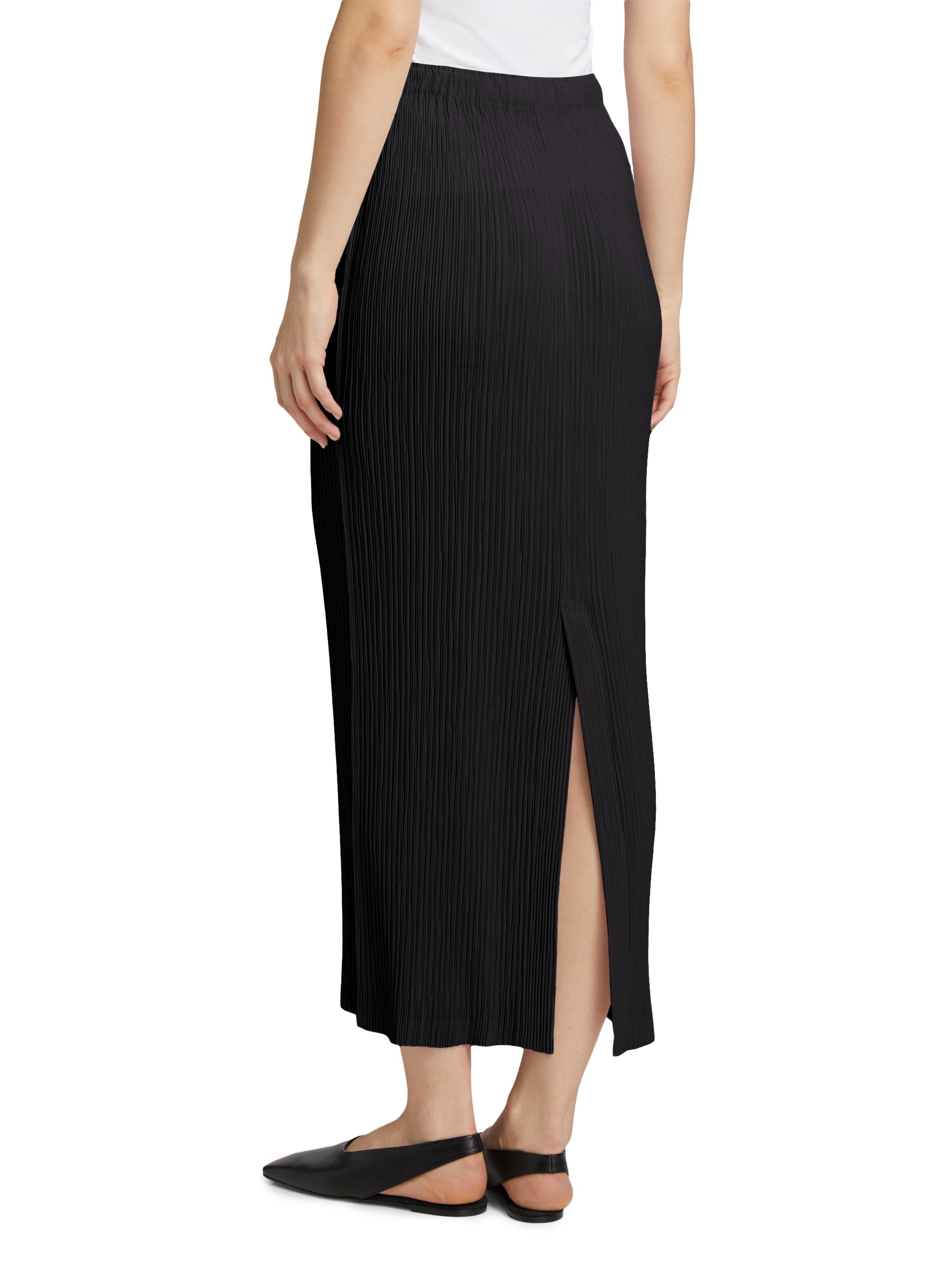 Issey Miyake Hatching Pleats Maxi Skirt | Saks Fifth Avenue