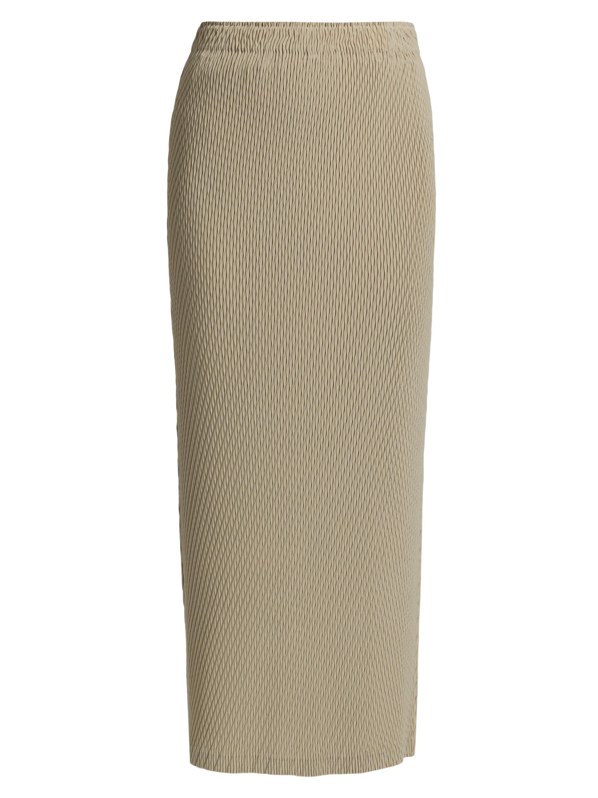 Issey Miyake Women's Rhombus Pleats Midi-Skirt - Ash Beige