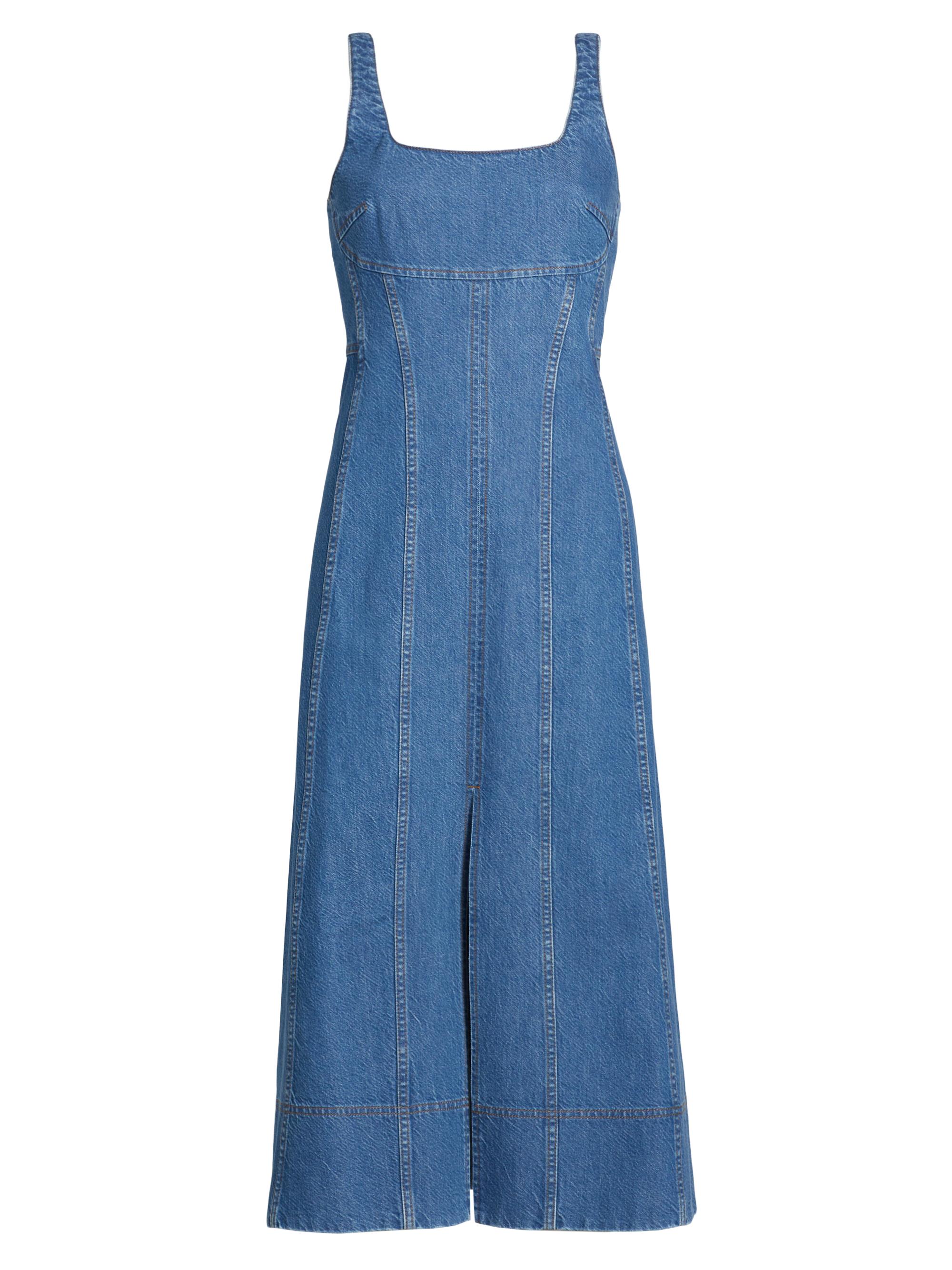 Jason Wu Denim Handkerchief Midi-Dress | Saks Fifth Avenue