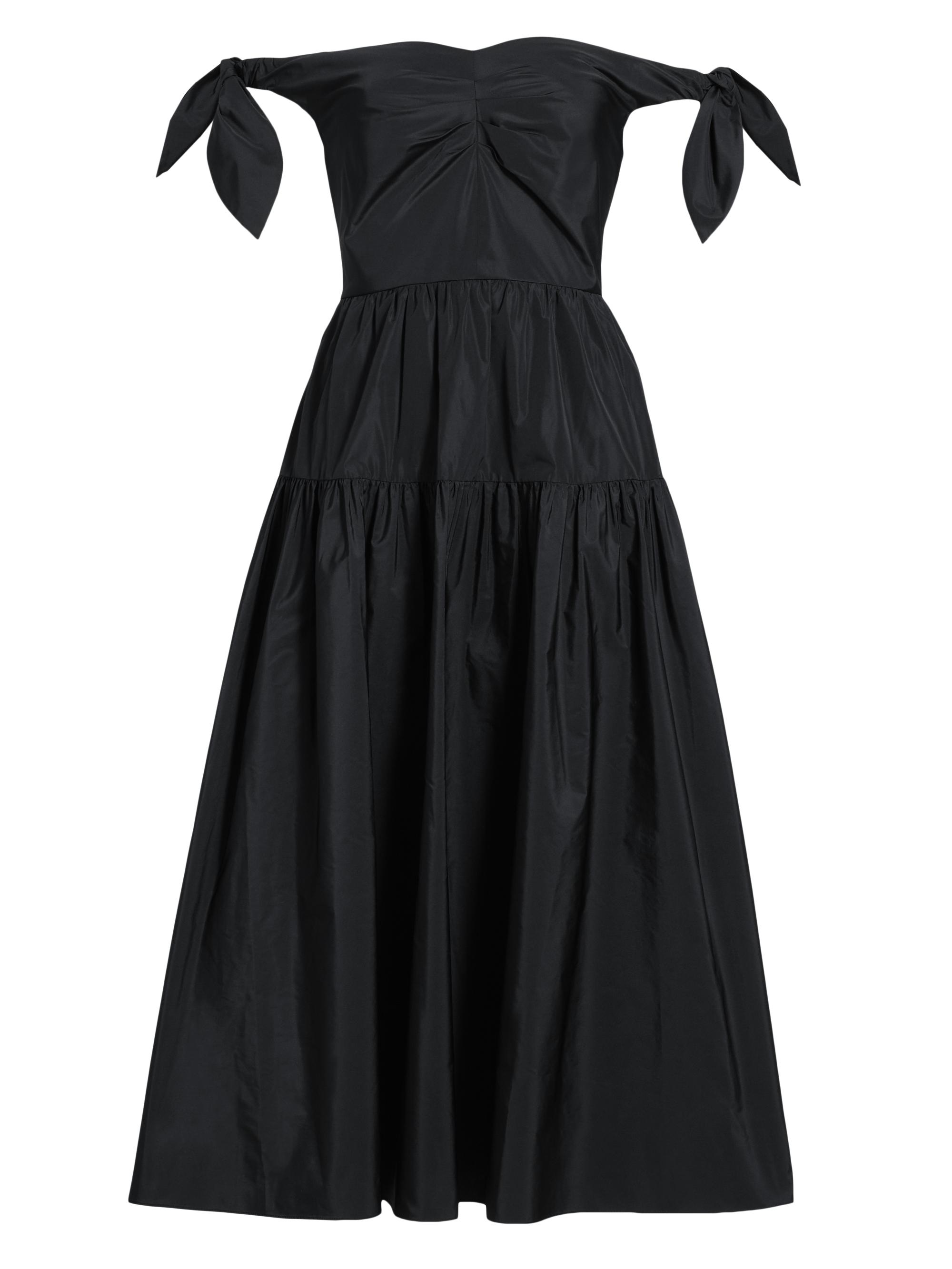 Tanya Taylor Women's Ashland Off-the-Shoulder Cocktail Dress - Black