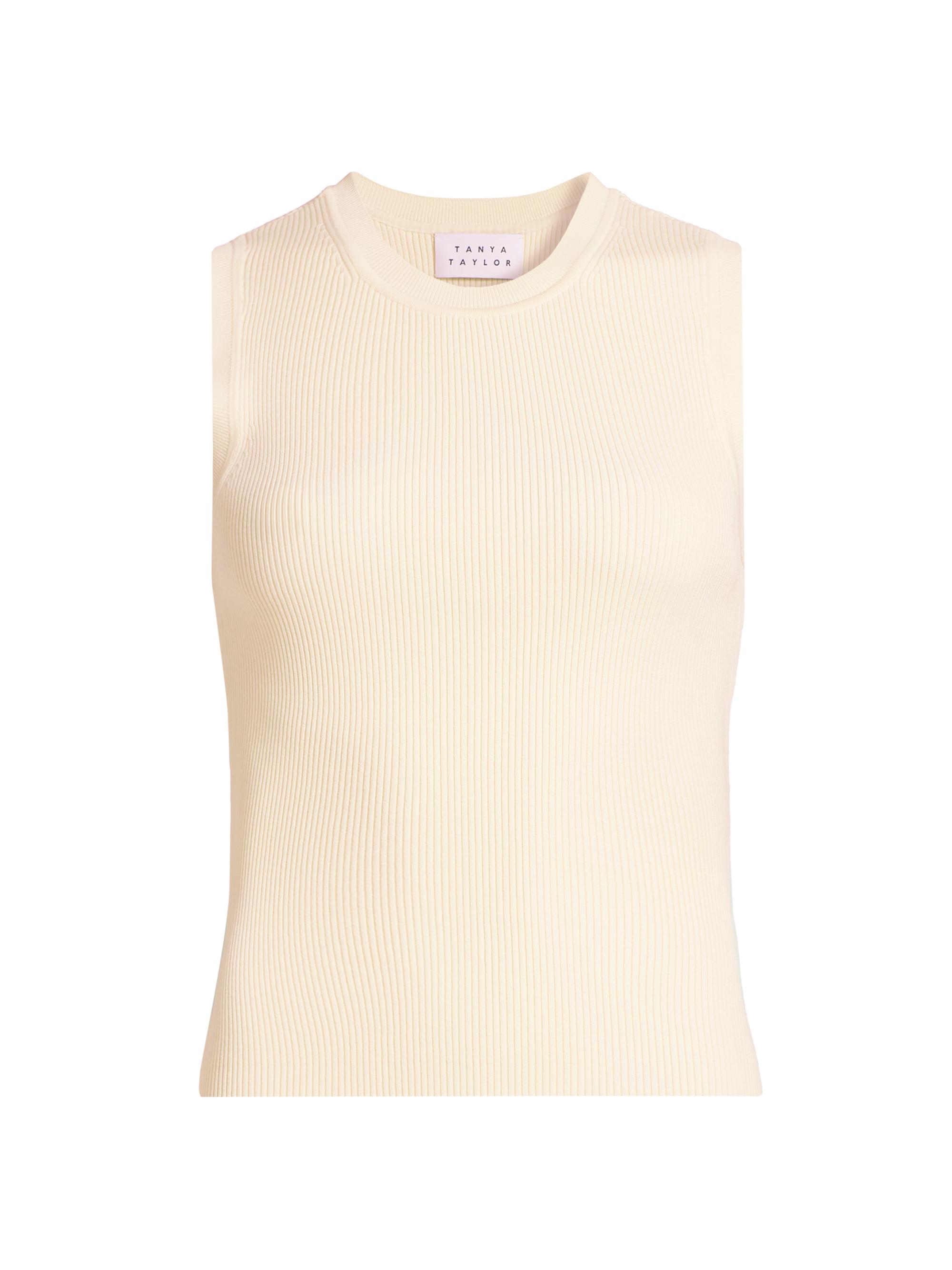 Tanya Taylor Women's Joelle Sleeveless Top - Cream