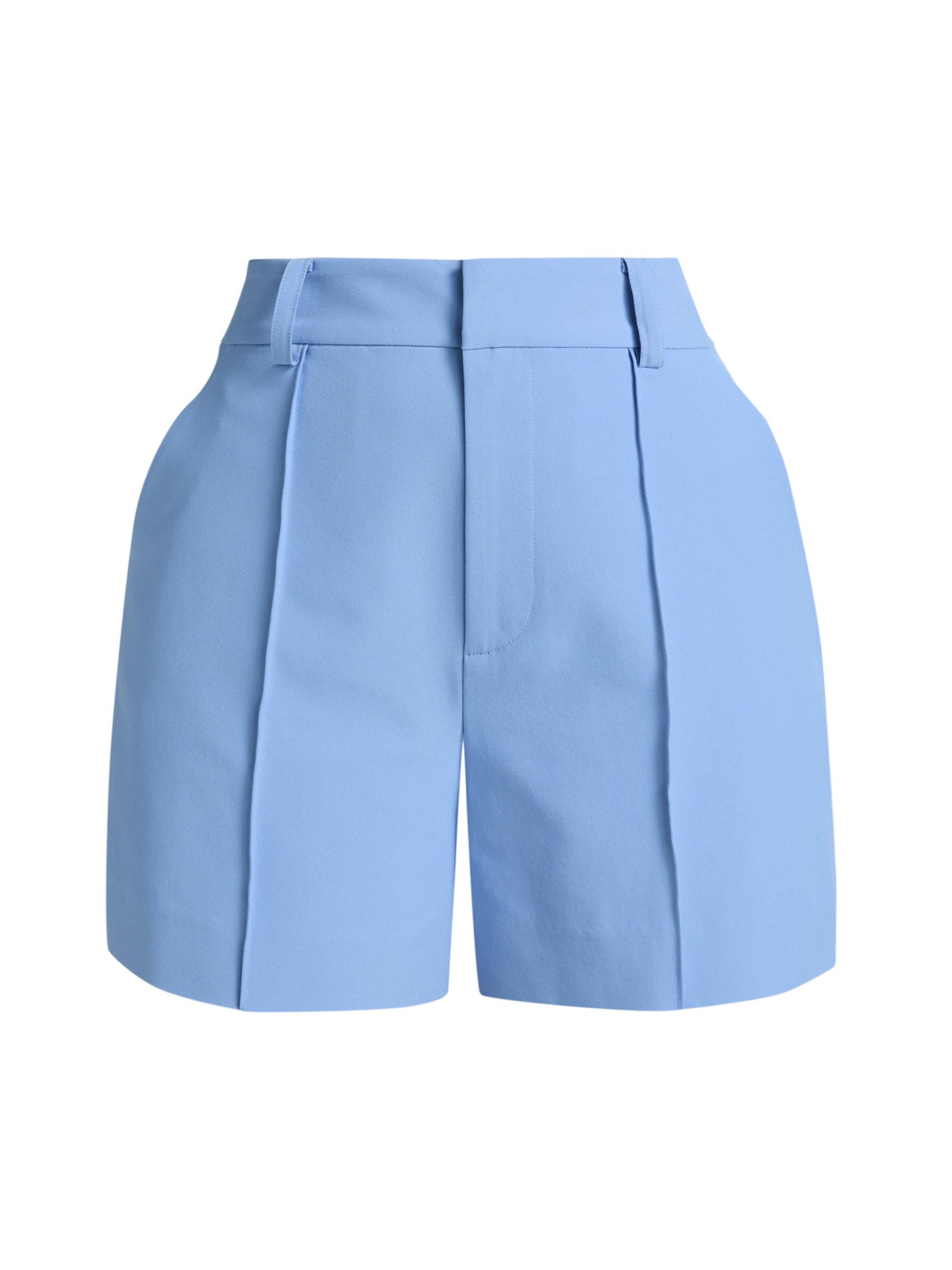Cinq à Sept Women's Kallen Jersey Pleated Shorts - Lilac Opal