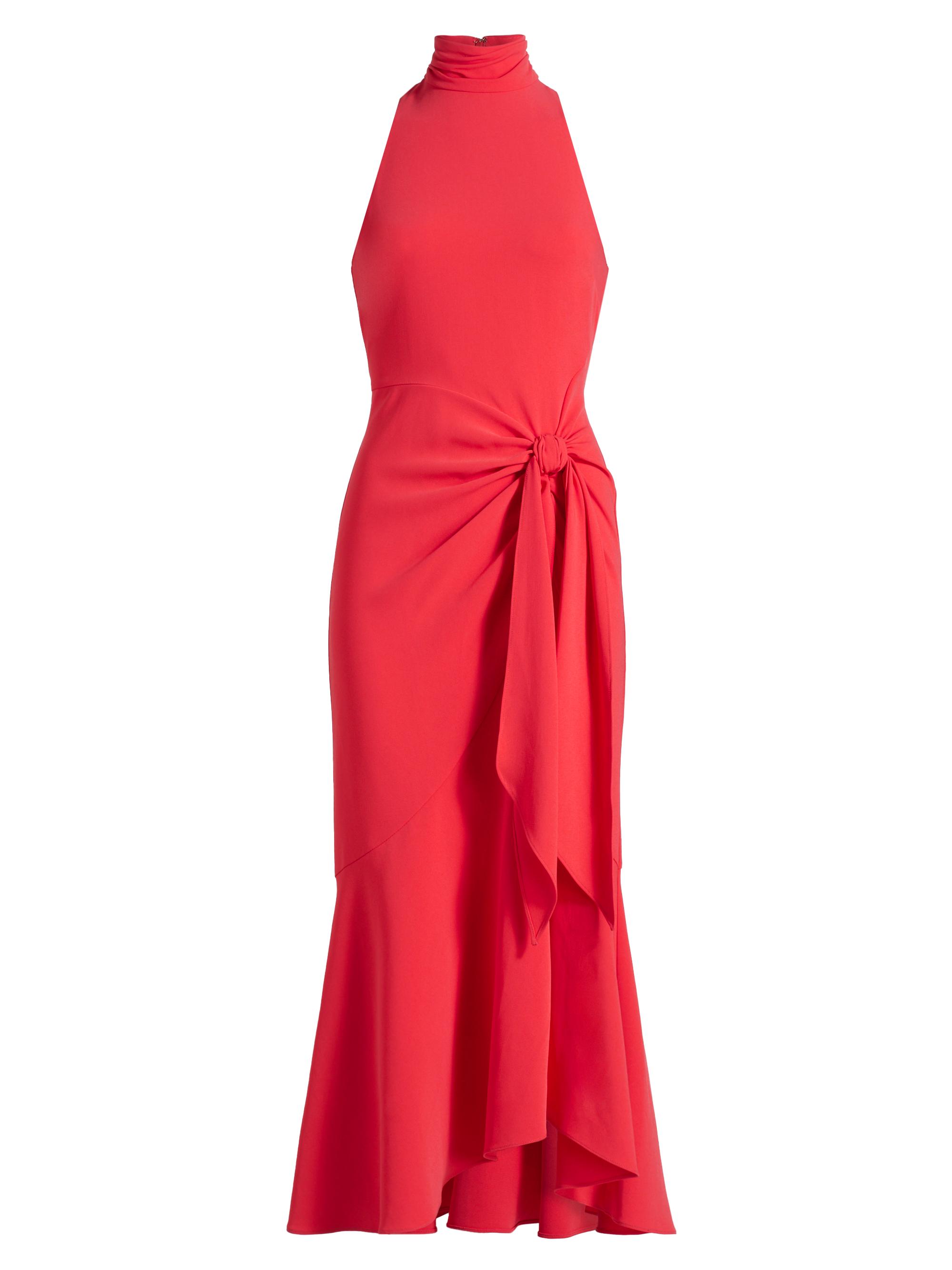 Cinq à Sept Susan Twist-Front Tulip Hem Midi-Dress | Saks Fifth Avenue