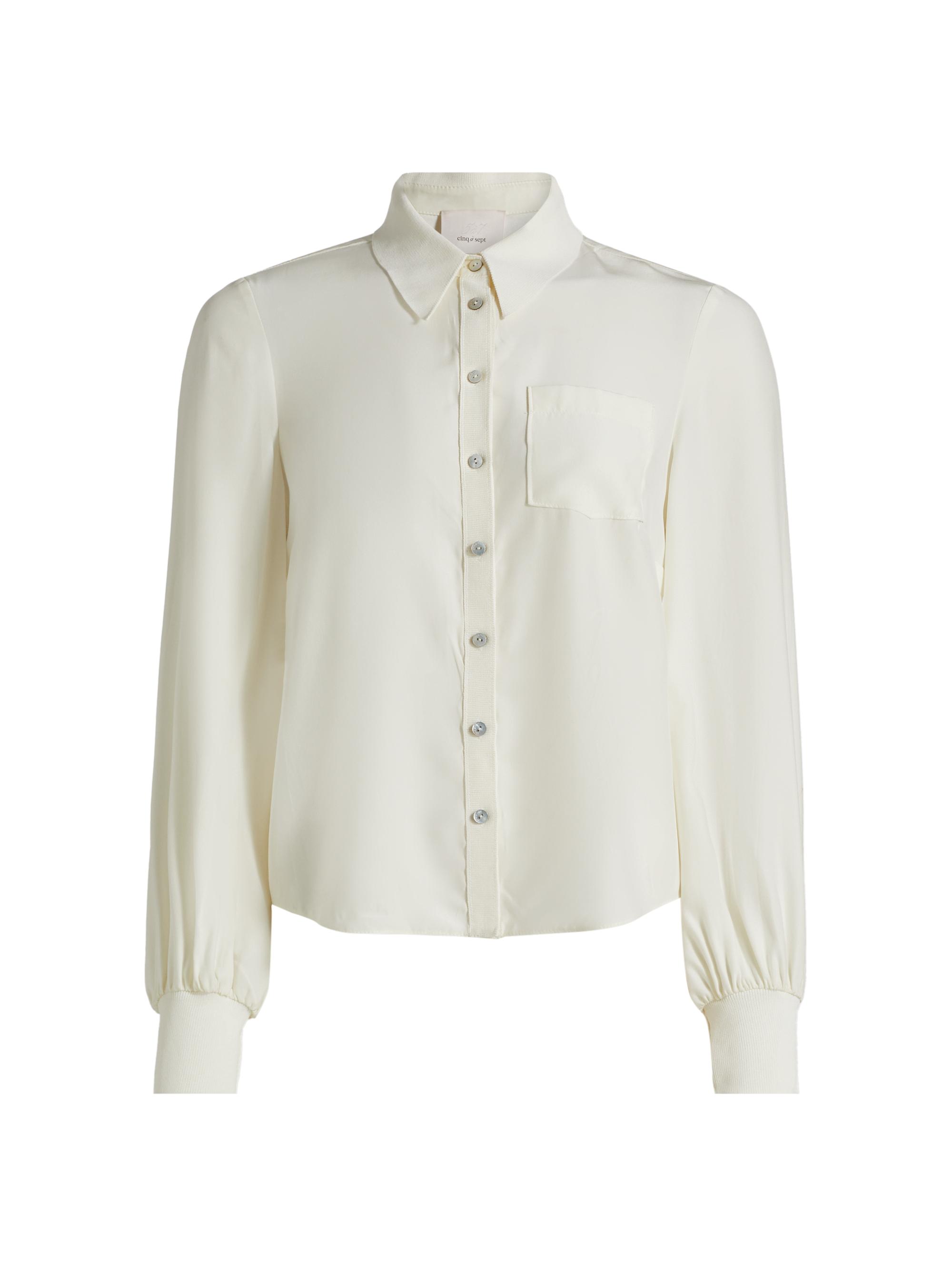 CINQ A SEPT Women's Karina Button-Front Blouse -