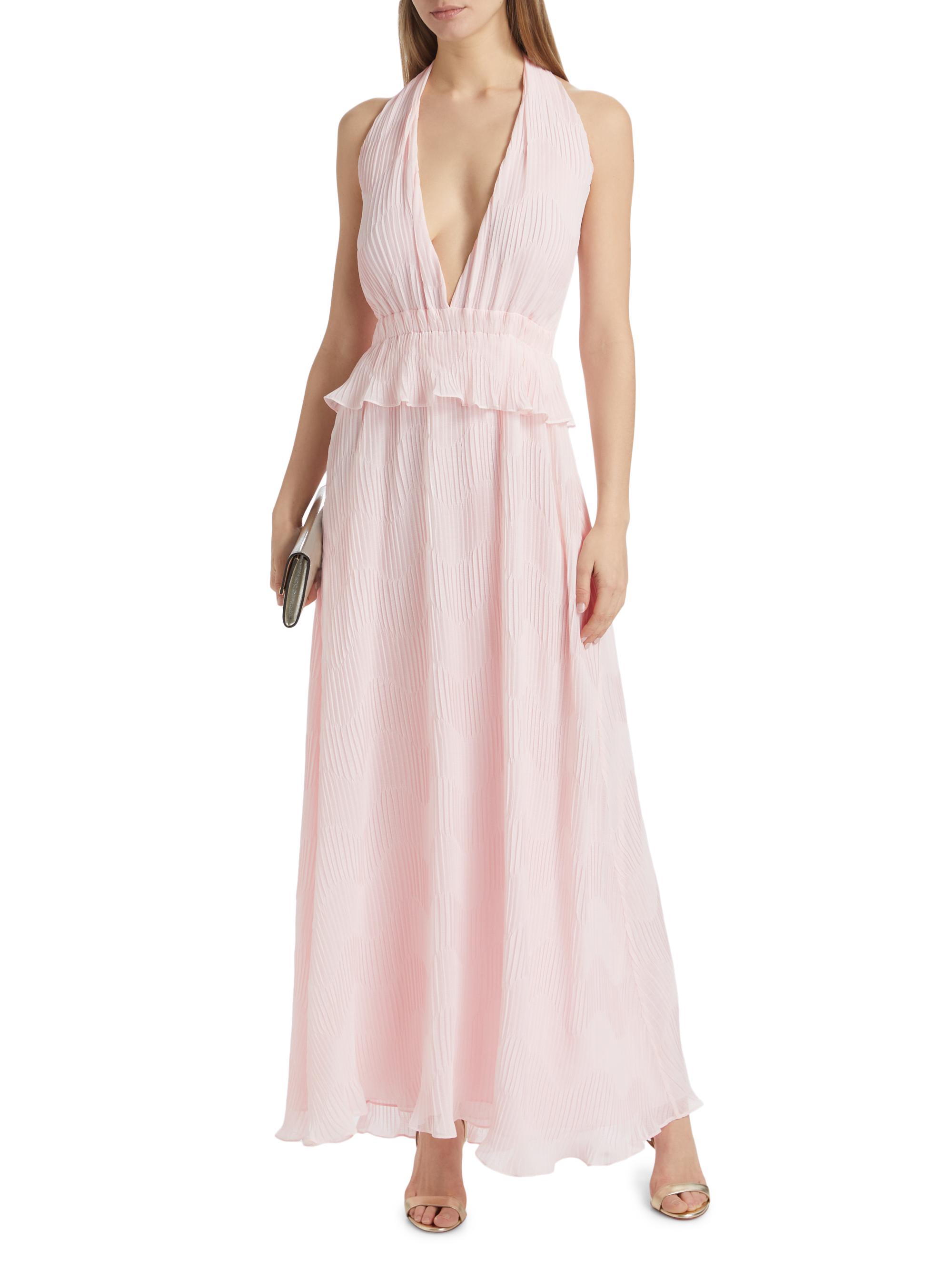 Ramy Brook Genevieve Plunging Halterneck Maxi Dress | Saks Fifth