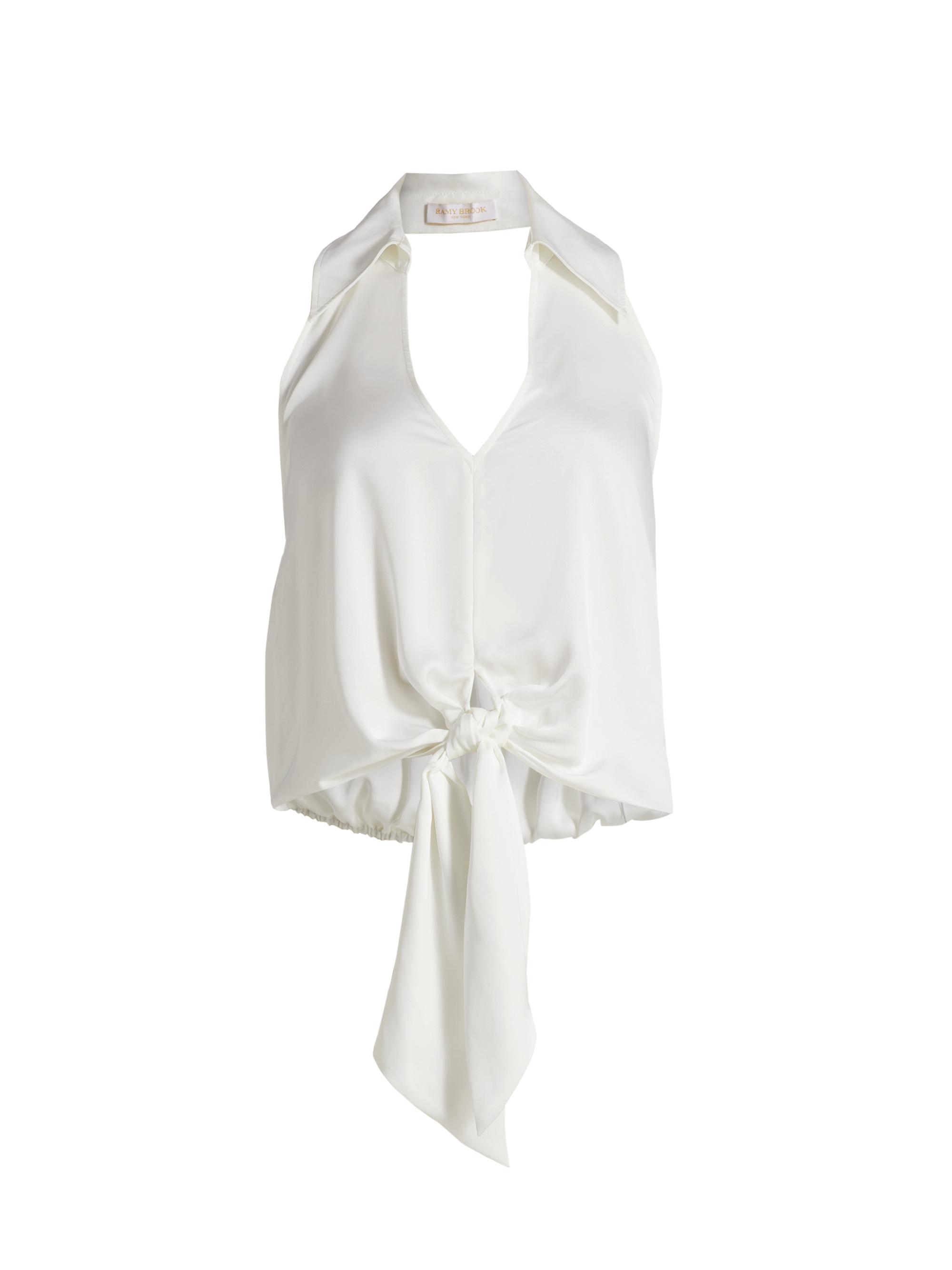 Ramy Brook Women's Lucinda Tie-Waist Halter Top -