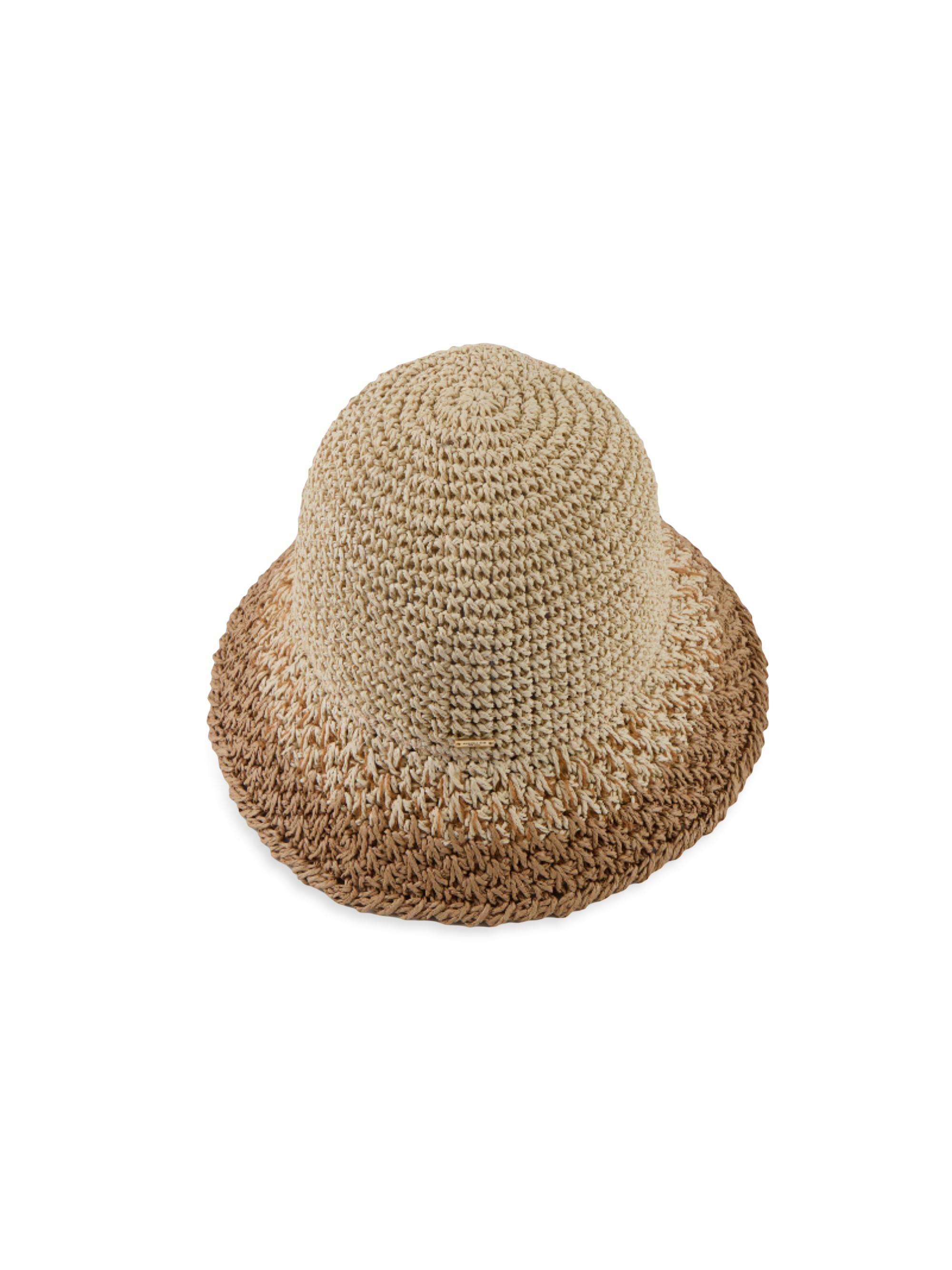 Eric Javits Valeria Bucket Sun Summer Hat Beige Eric Javits Valeria Straw Bucket Hat | Saks Fifth Avenue main image 4