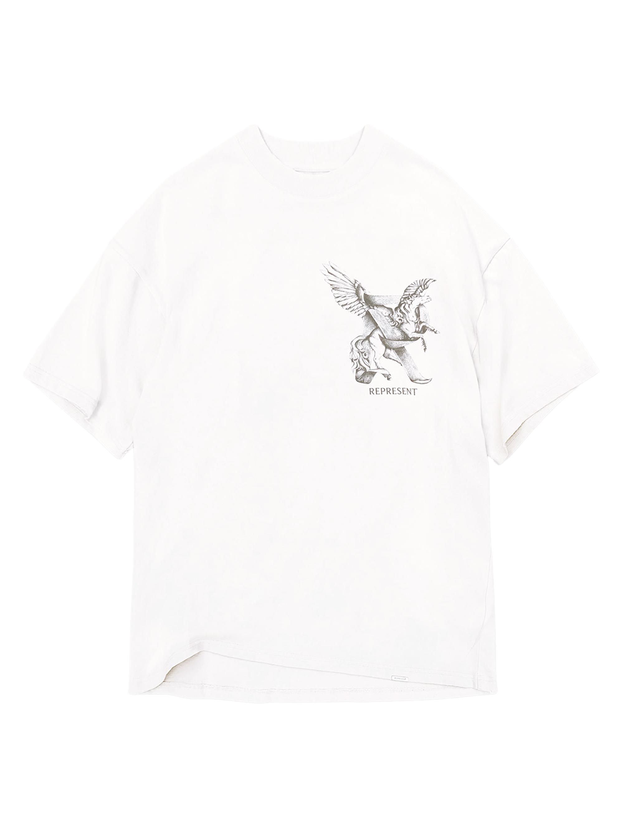 Represent Men's Elegance In Motion T-Shirt - Flat White