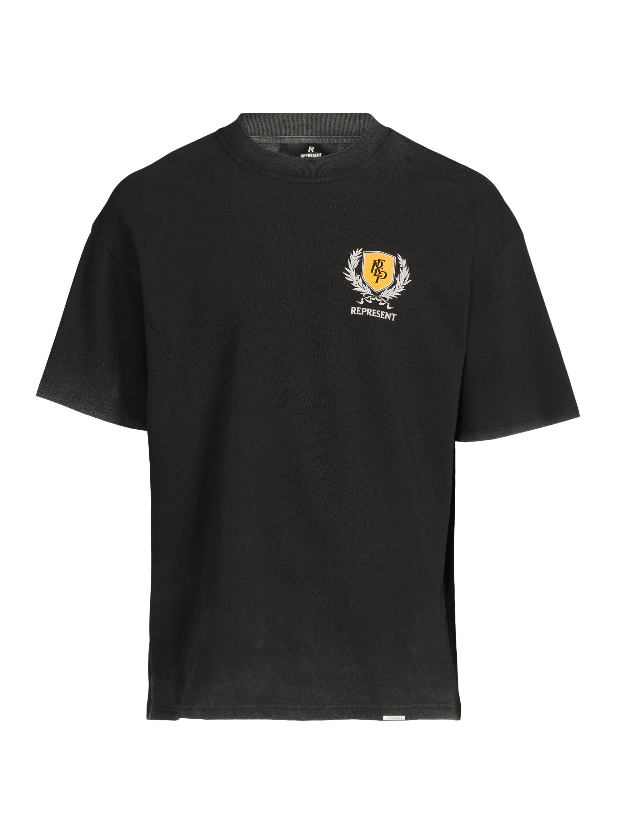 Represent Men's Crest Logo Classic T-Shirt - Vintage Black