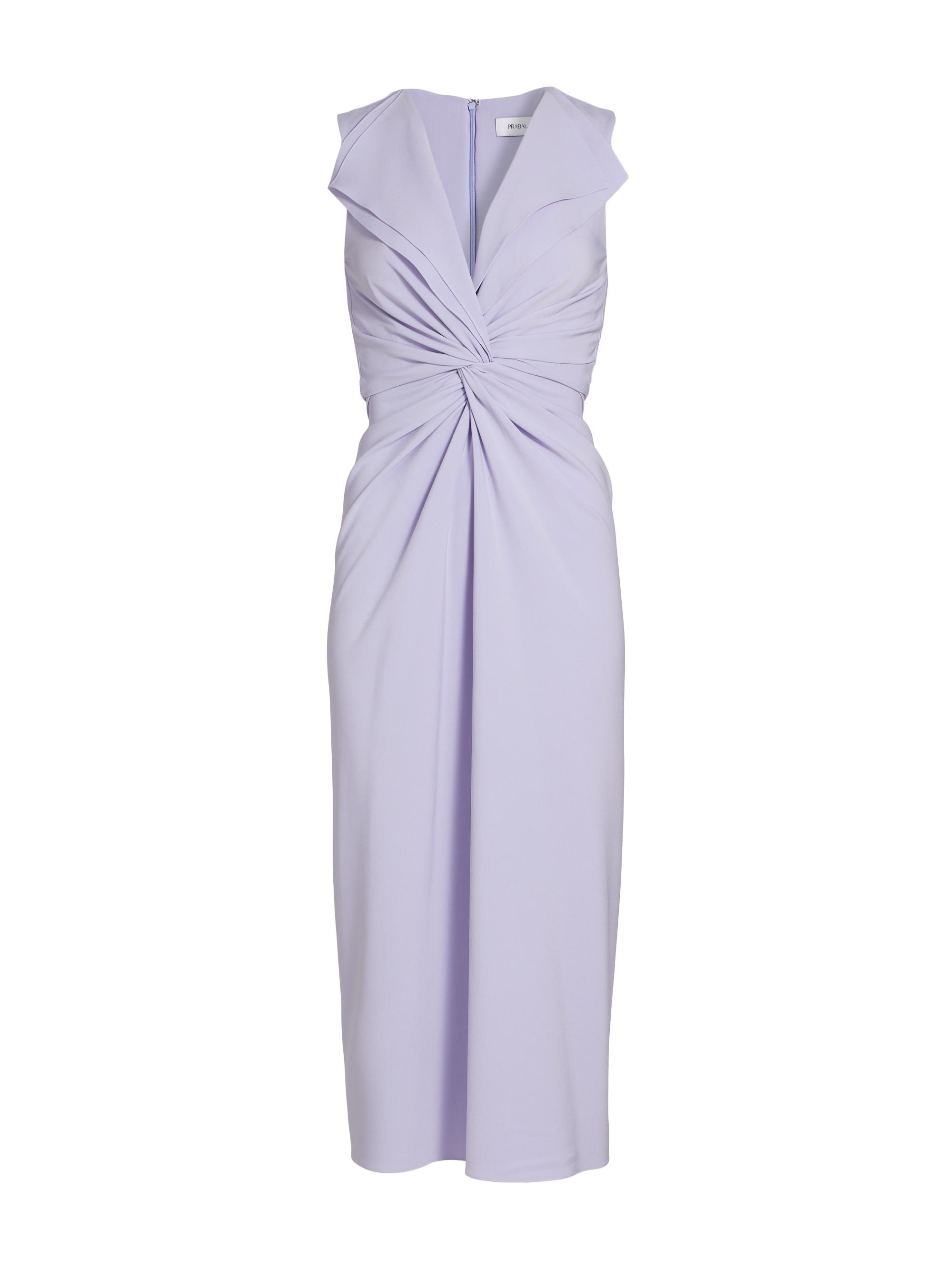 Prabal Gurung Women's Lili Twist-Front Cocktail Dress - Lilac