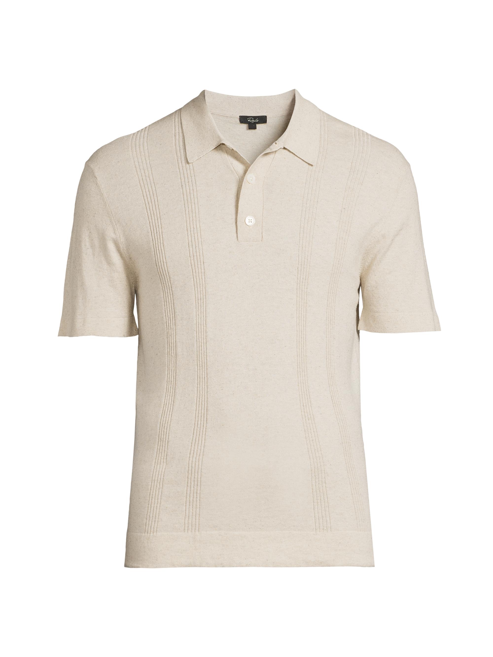 Timeison】FRAMED COLLAR FRONT PANEL POLO Timeison】FRAMED COLLAR