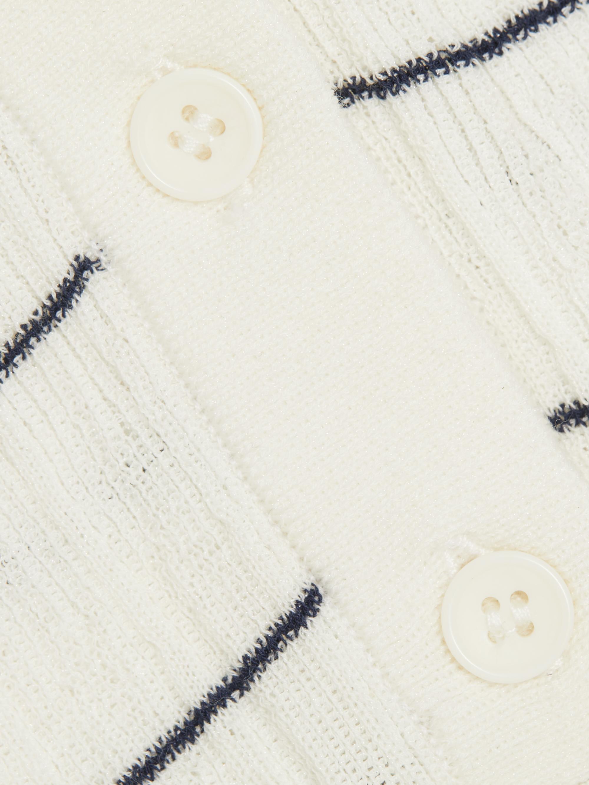 Francis Striped Cotton-Blend Top