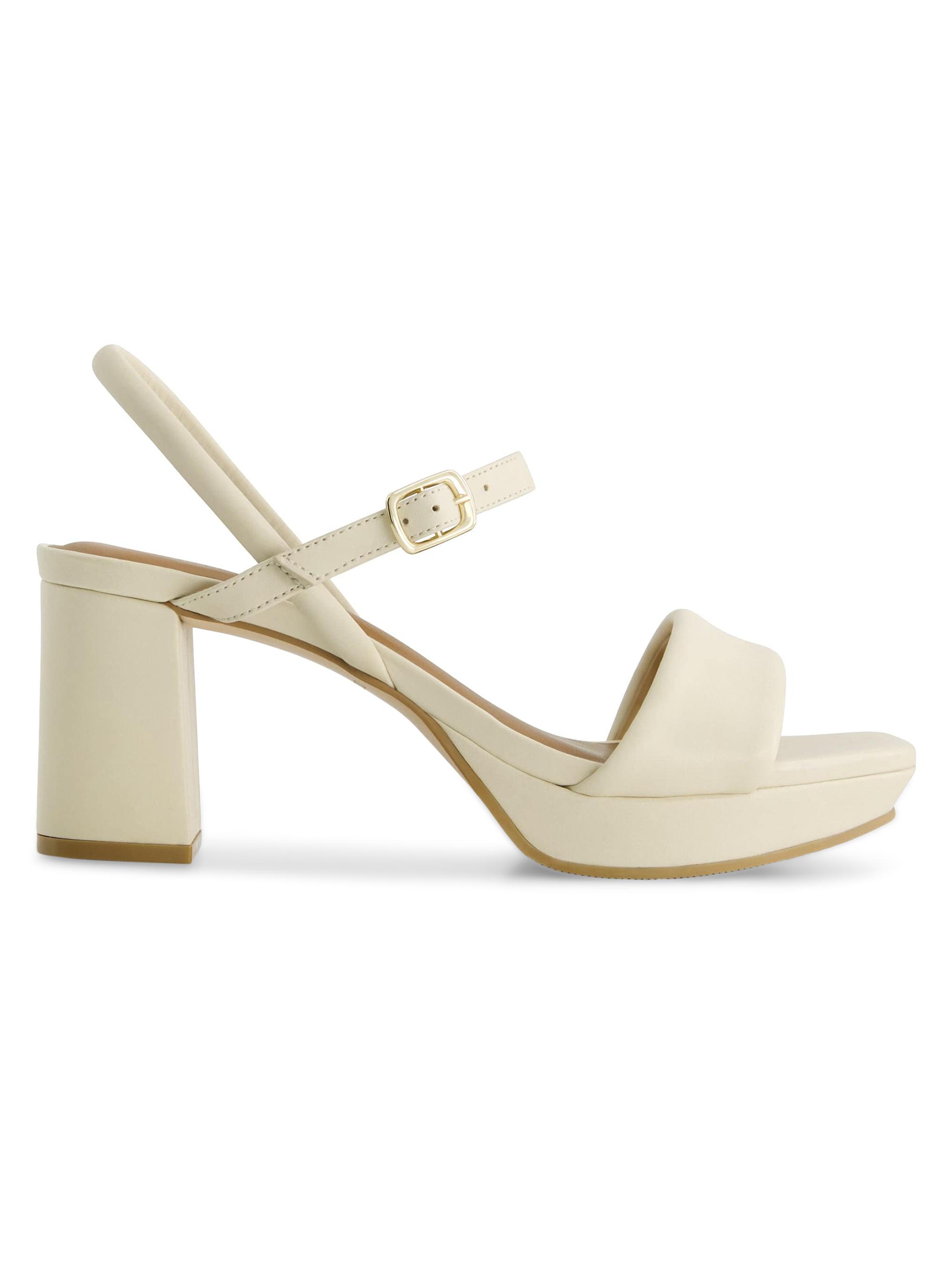 Bernardo Women's Canto Platform Heeled Sandals - Eggshell