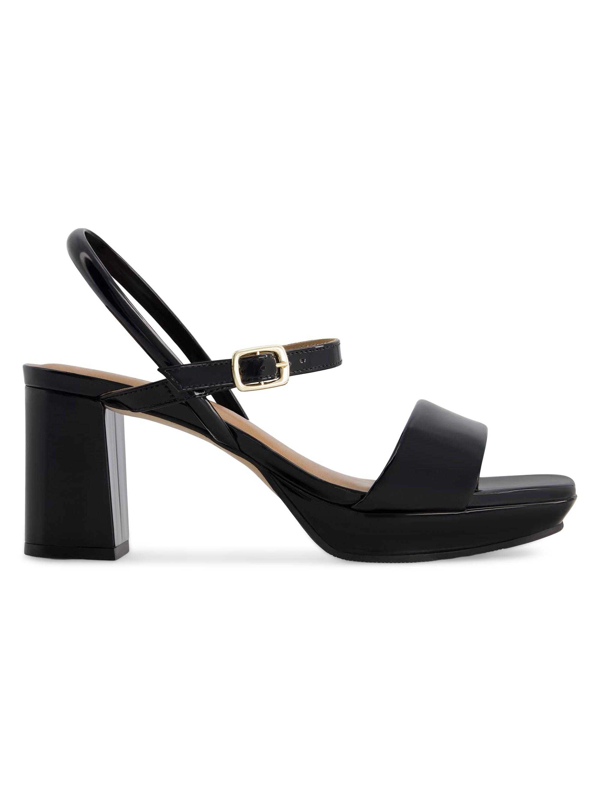 Bernardo Women's Canto Platform Heeled Sandals - Black Patent
